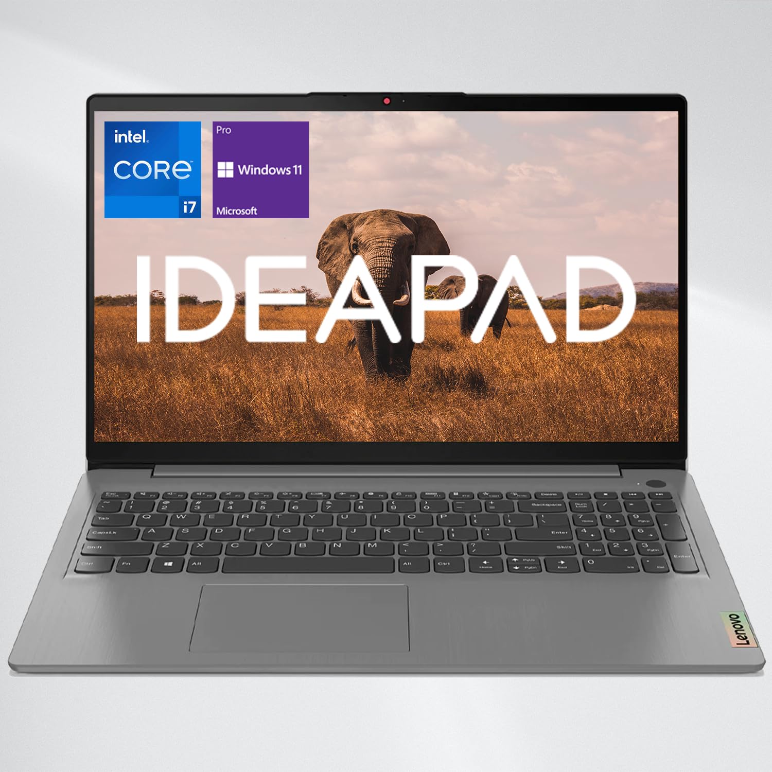 Lenovo IdeaPad 3 Laptop, 15.6 FHD Display, Intel Core i7-1255U Processor, 16GB RAM, 512GB PCIe SSD, Wi-Fi, Type-C, HDMI, SD Card