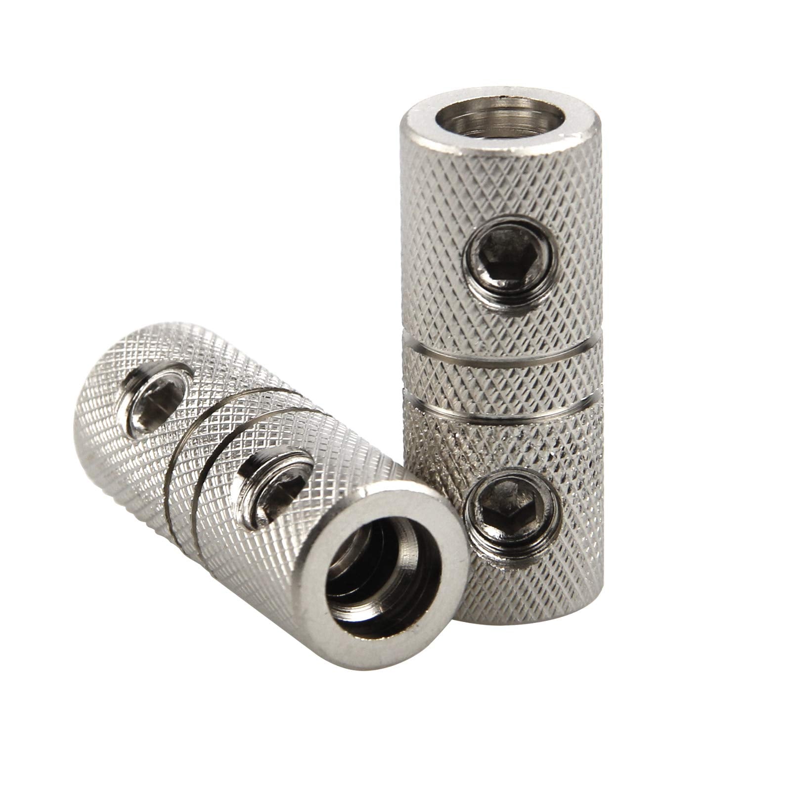 Zookoto 2Pcs 8 Gauge Wire Audio Car Brass Terminal Butt Connectors Car Stereo Power Or Ground Wire Splice Coupler