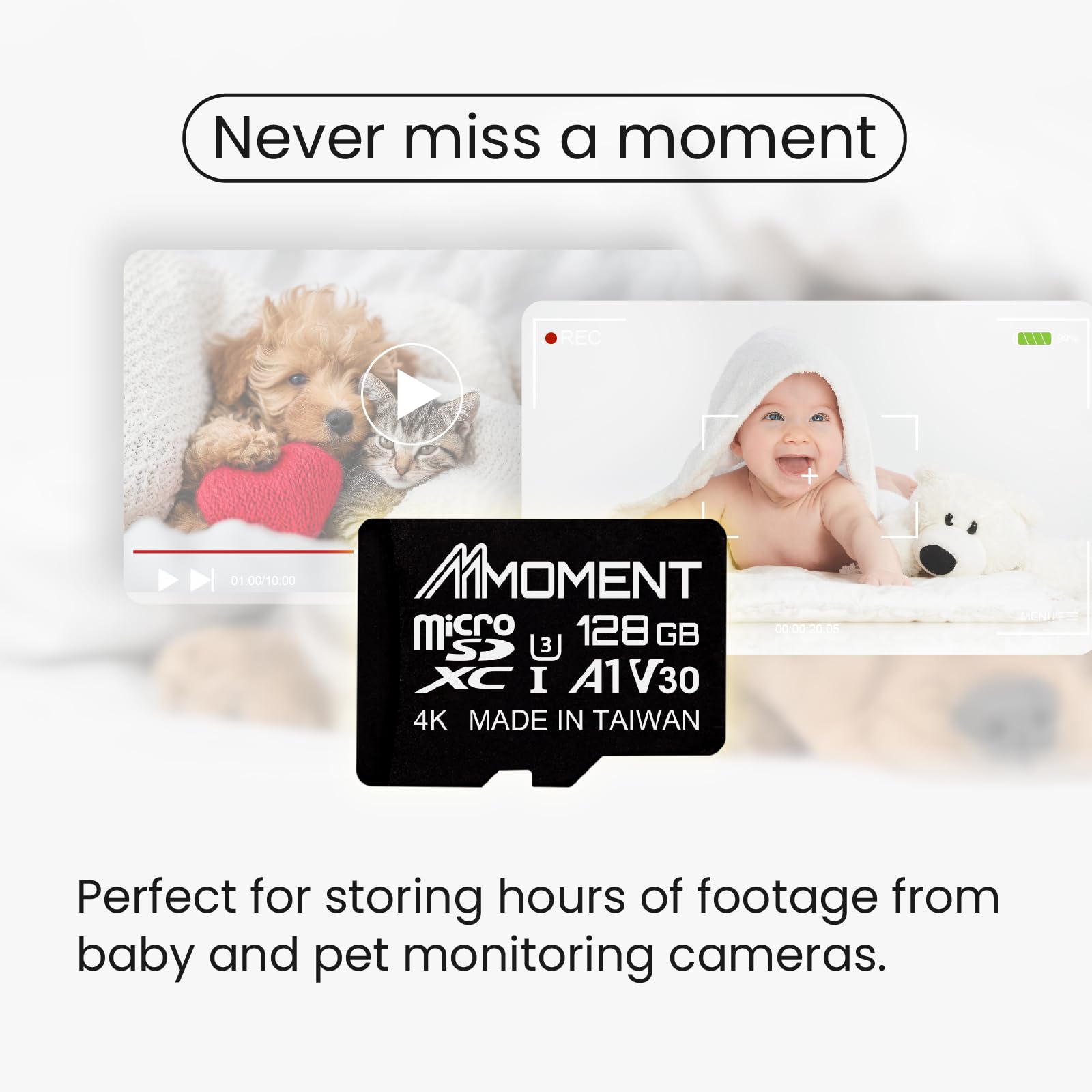 Mmoment 128Gb Micro Sdxc Card, Mm13 Jolly, A1, Uhs I, U3, V30, Class 10 Compatible, Read Speed Up To 100 Mb/S,Write Speed Up To