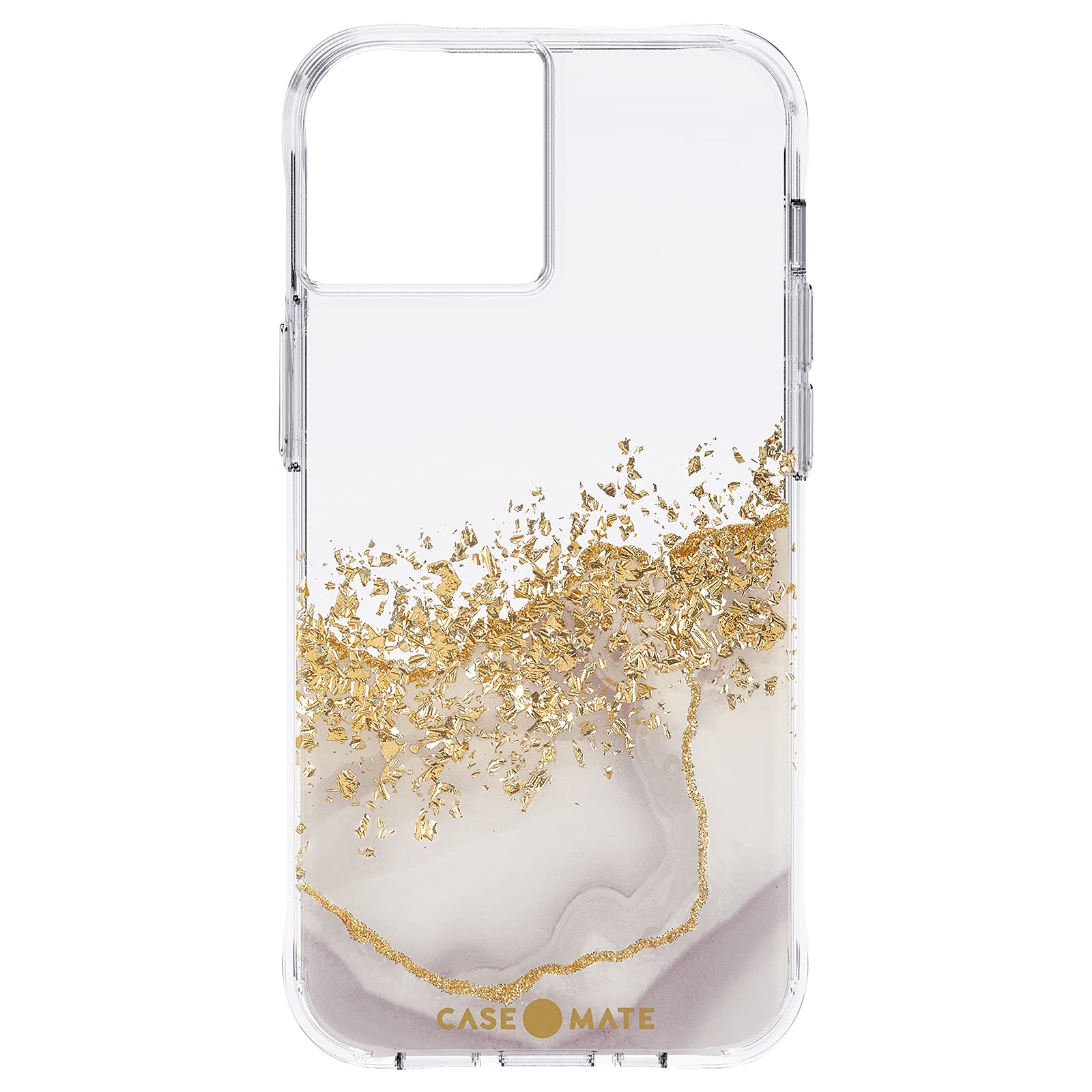 Case Mate Iphone 13 Case   Karat Marble [10Ft Drop Protection] [Wireless Charging Compatible] Luxury Cover With Cute Bling Spark