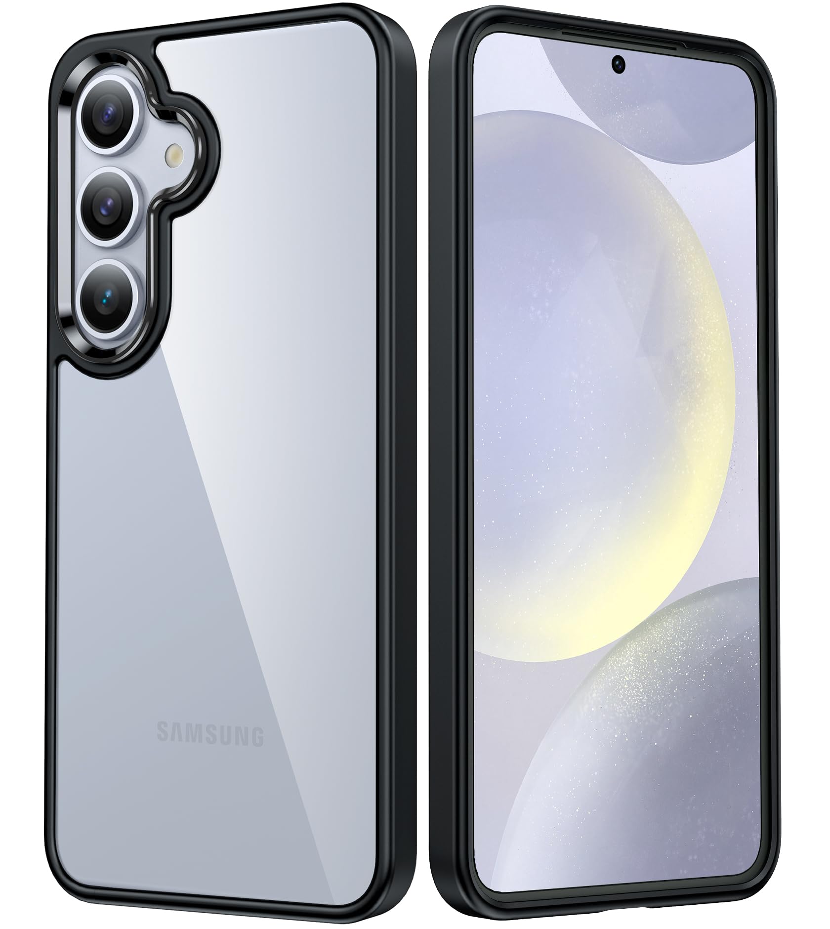 Fntcase For Samsung Galaxy S24 Case: Military Grade Anti Yellowing Shockproof Protective Phone Cover | Full Protection Drop Proo