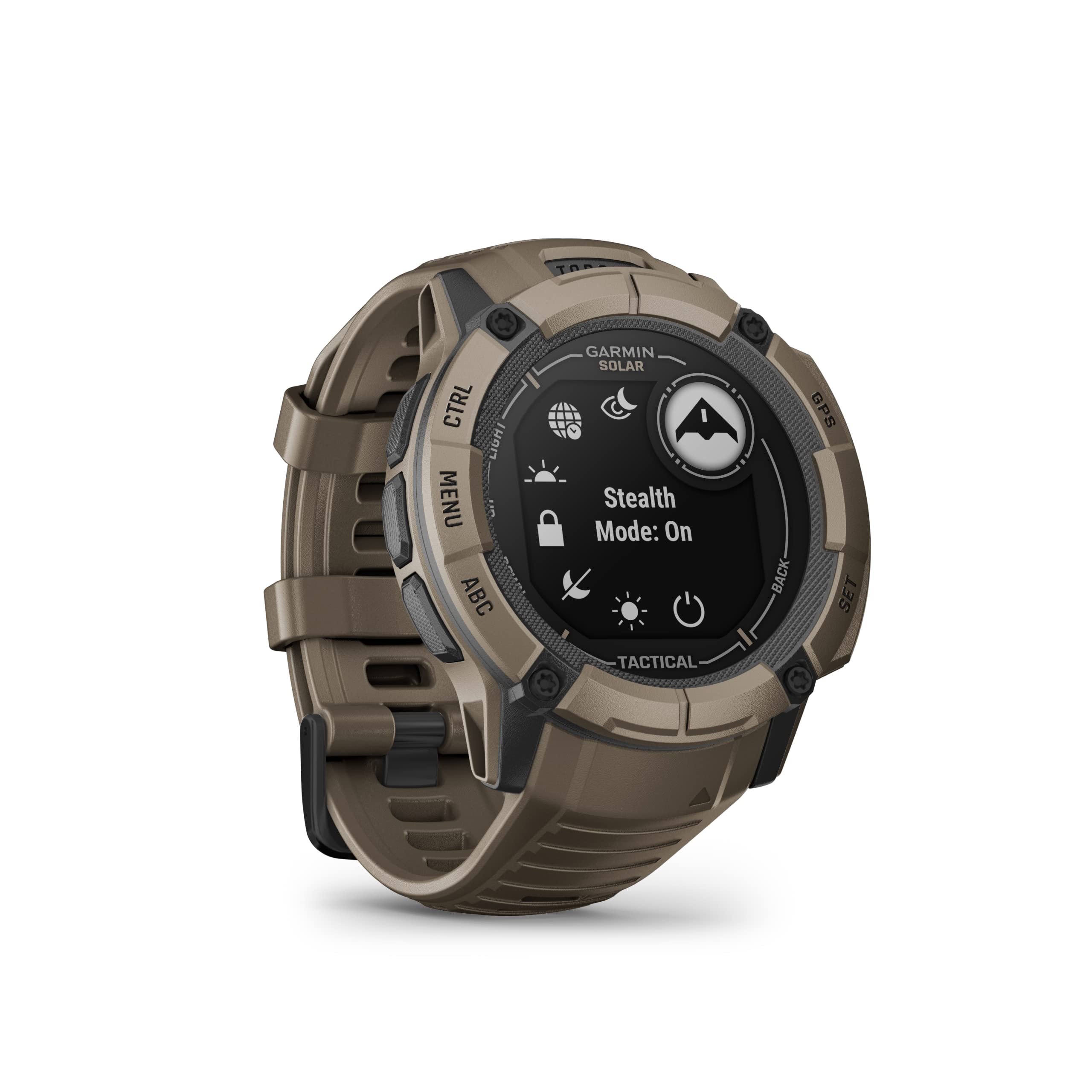 Garmin Instinct 2X Solar - Tactical Edition, Rugged Gps Smartwatch, Built-In Flashlight, Ballistics Calculator, Solar Charging C