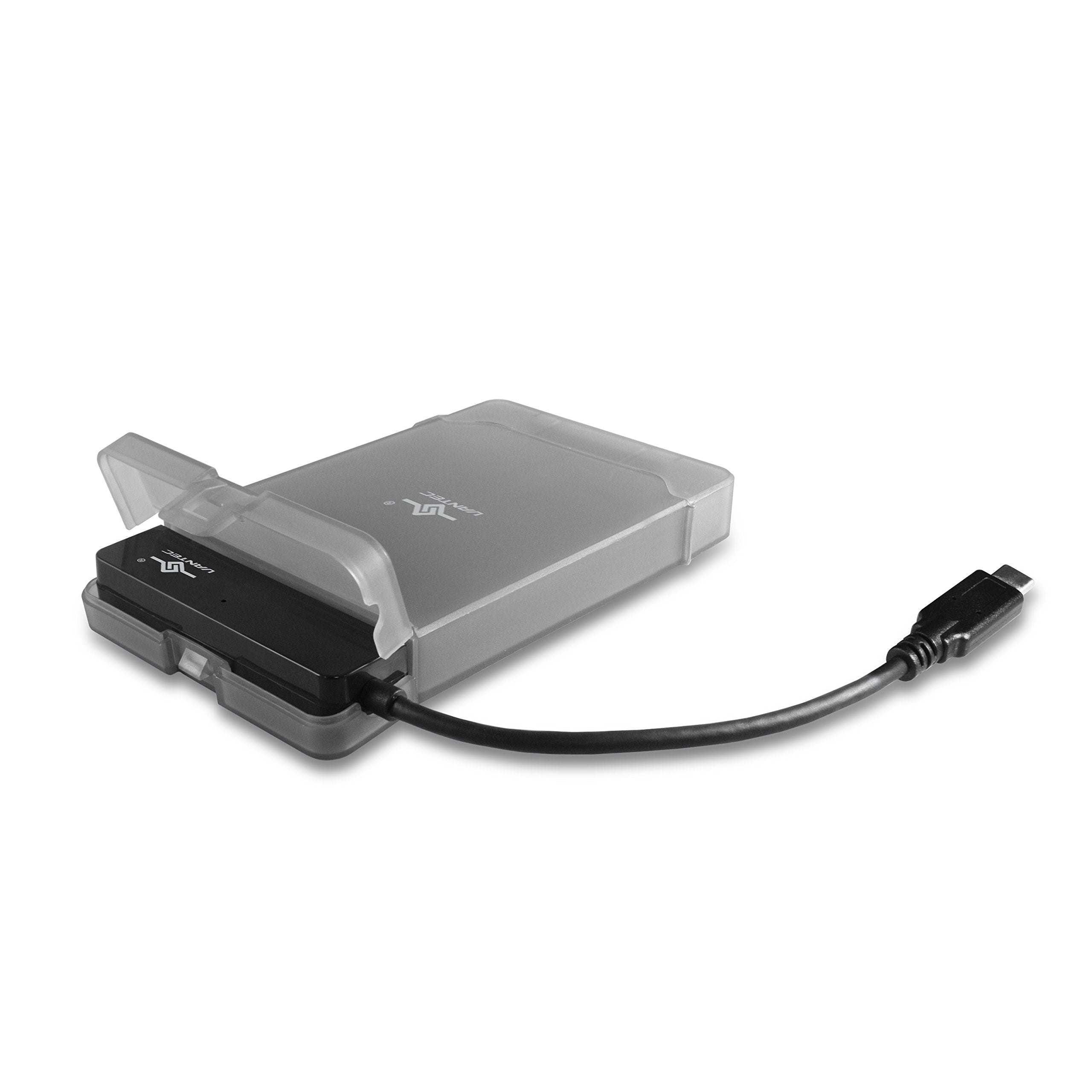 Vantec Usb 3.1 Gen 2 Type-C 2.5 Sata Ssd/Hdd Storage Adapter (Cb-Stc31-2Pb) , Black