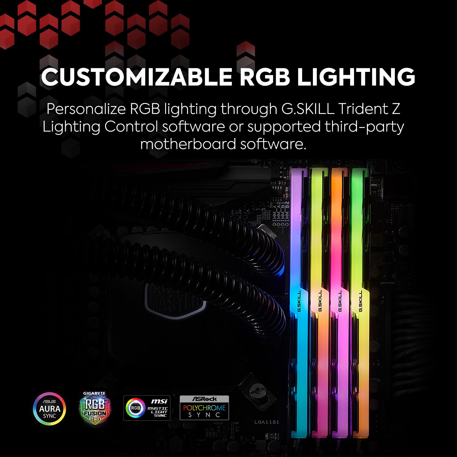 G.Skill Trident Z Rgb Series (Intel Xmp) Ddr4 Ram 32Gb (2X16Gb) 3600Mt/S Cl18 22 22 42 1.35V Desktop Computer Memory Udimm (F4 3