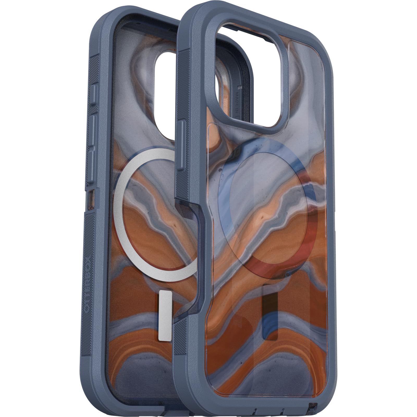 Otterbox Iphone 16 Pro Defender Series Xt Clear Case   High Desert Marble