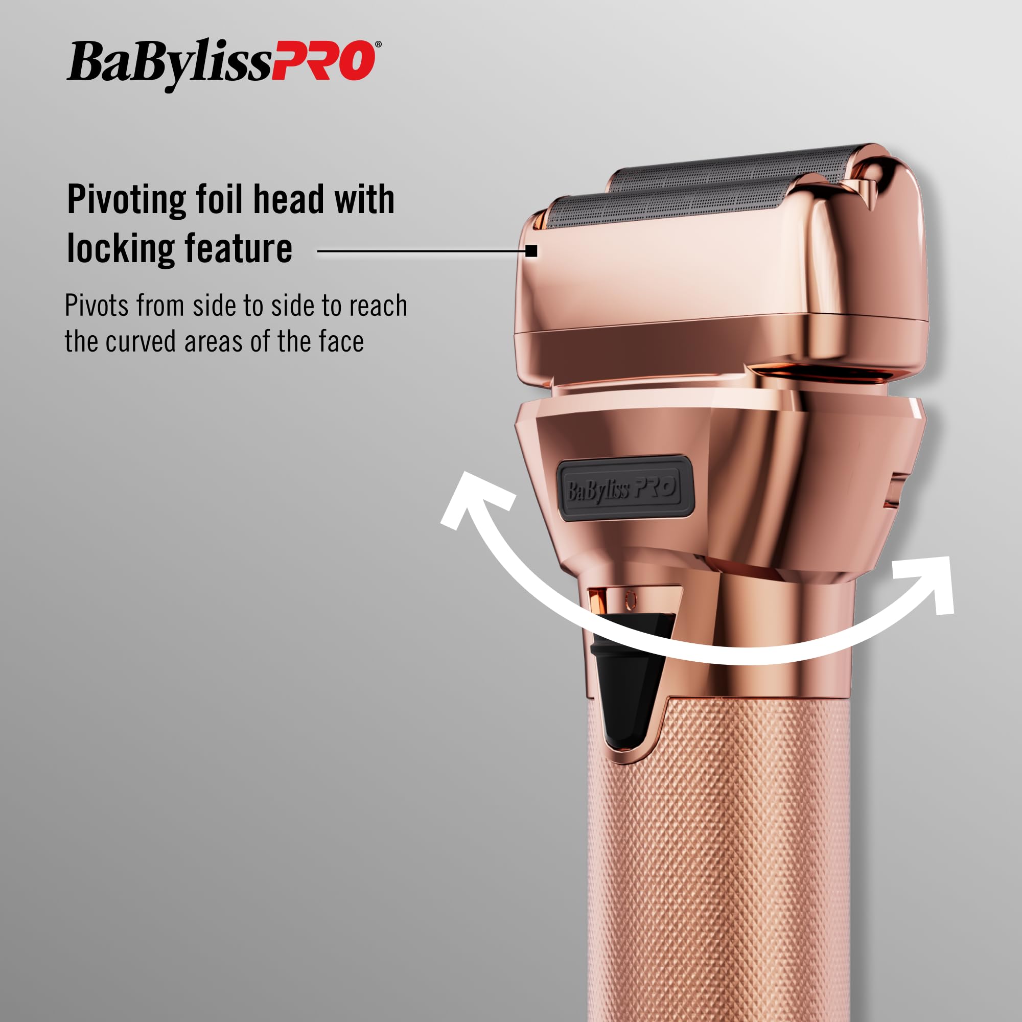 Babylisspro Fxone Rosefx All Metal Double Foil Stick Shaver With Interchangeable Battery
