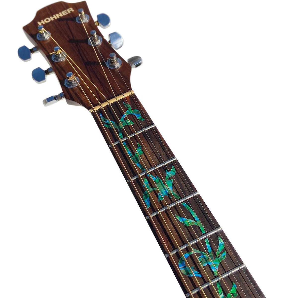 Inlay Sticker Fret Markers For Guitars Tree Of Life Abalone Green ...