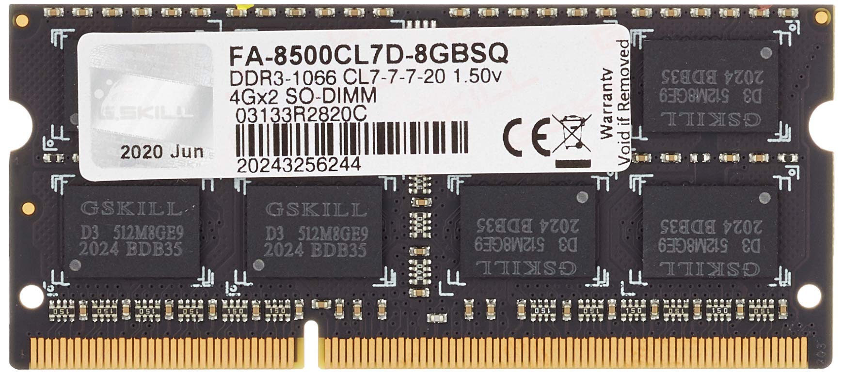 G.Skill Sq Series   Memory   2 X 4 Gb