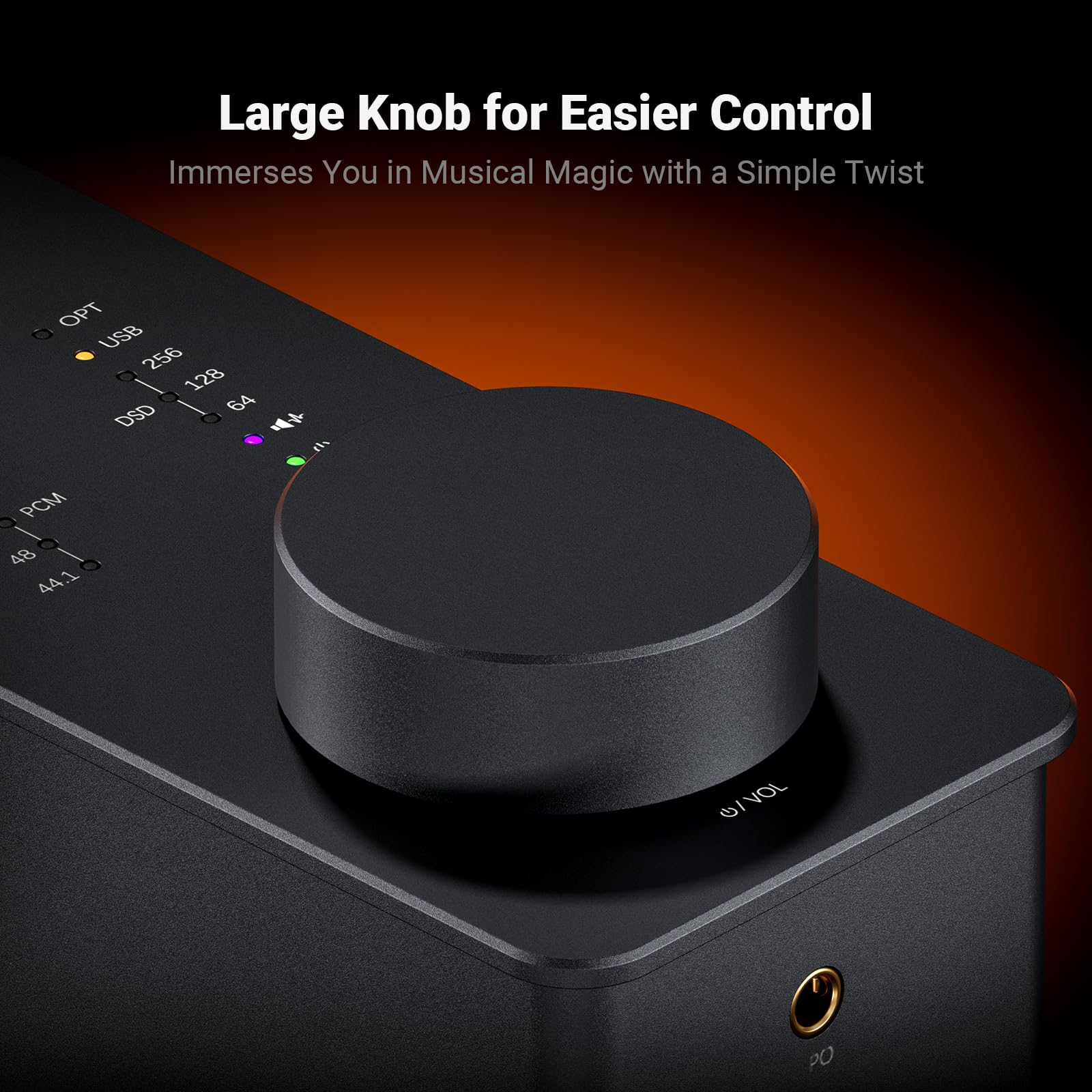 Fosi Audio Sk02 Dac Amp Headphone Amplifier Desktop Usb C To Aux Digital To Analog Audio Converter Adapter Preamp Optical To 3.5