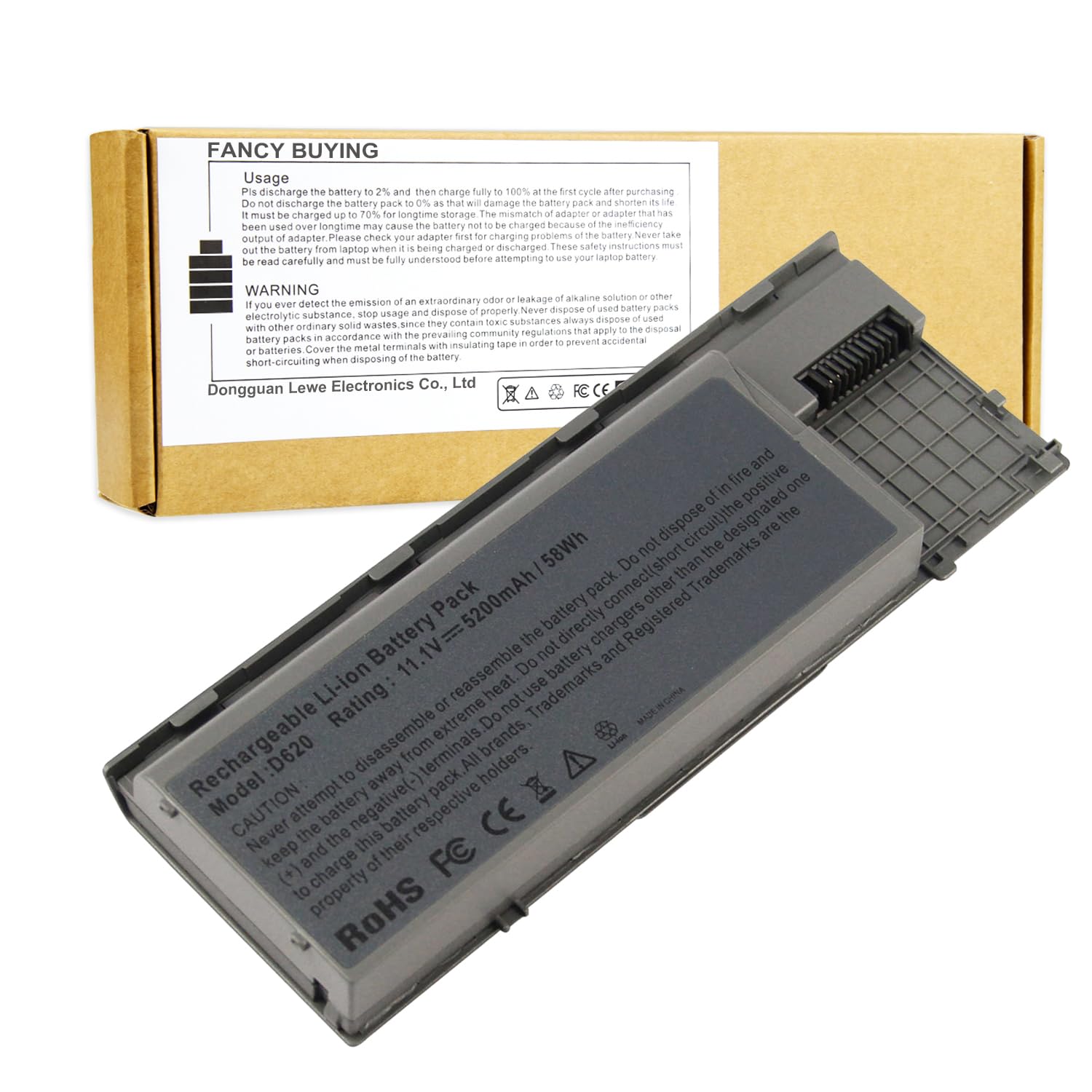 Fancy Buying Laptop Battery For Dell Latitude D620 D630 D630C D630N D631 D640 Pc764, Jd634, 312 0383, 451 10298 P/N'S: Pp18L Rd3