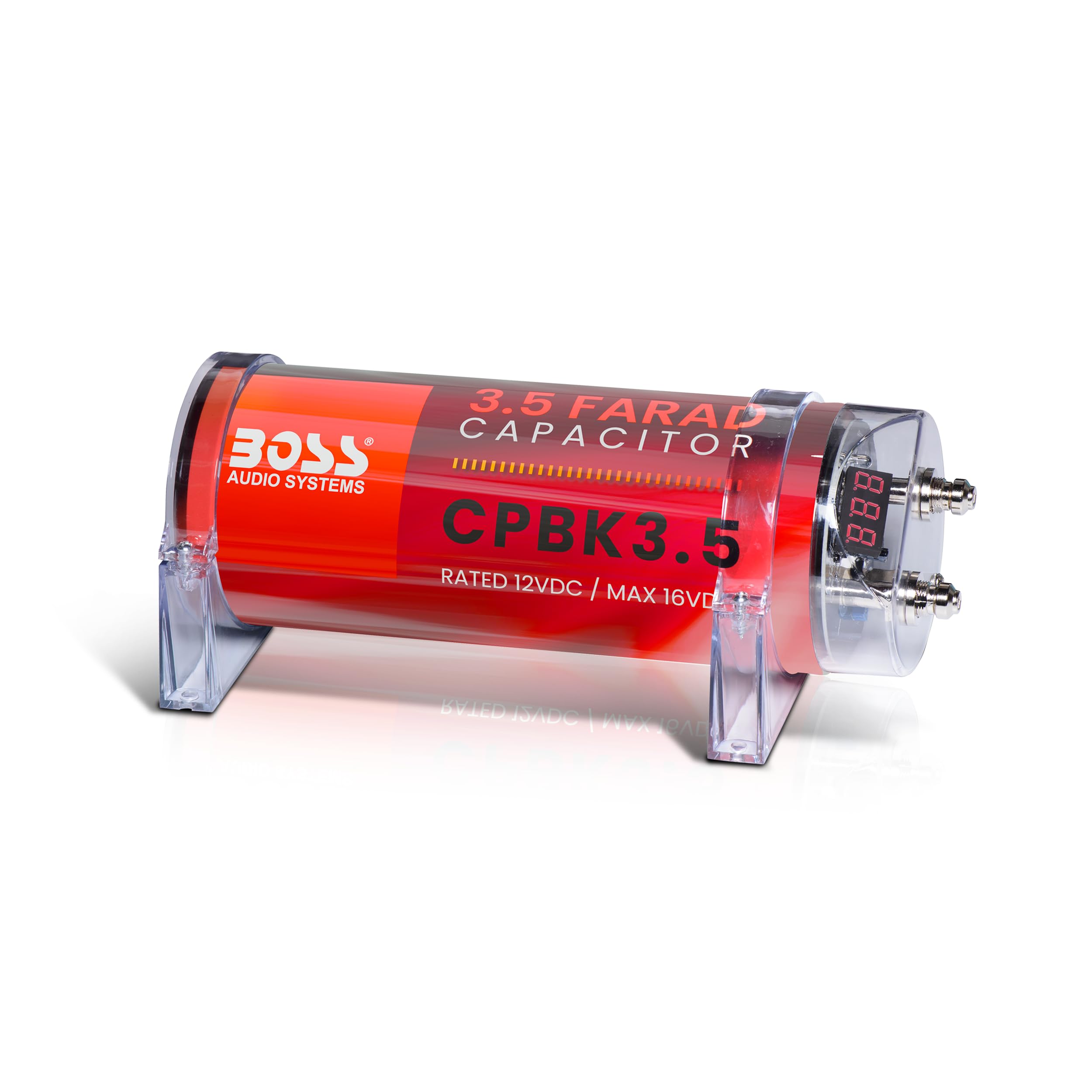 Boss 3.5 Farad Capacitor Black Finish