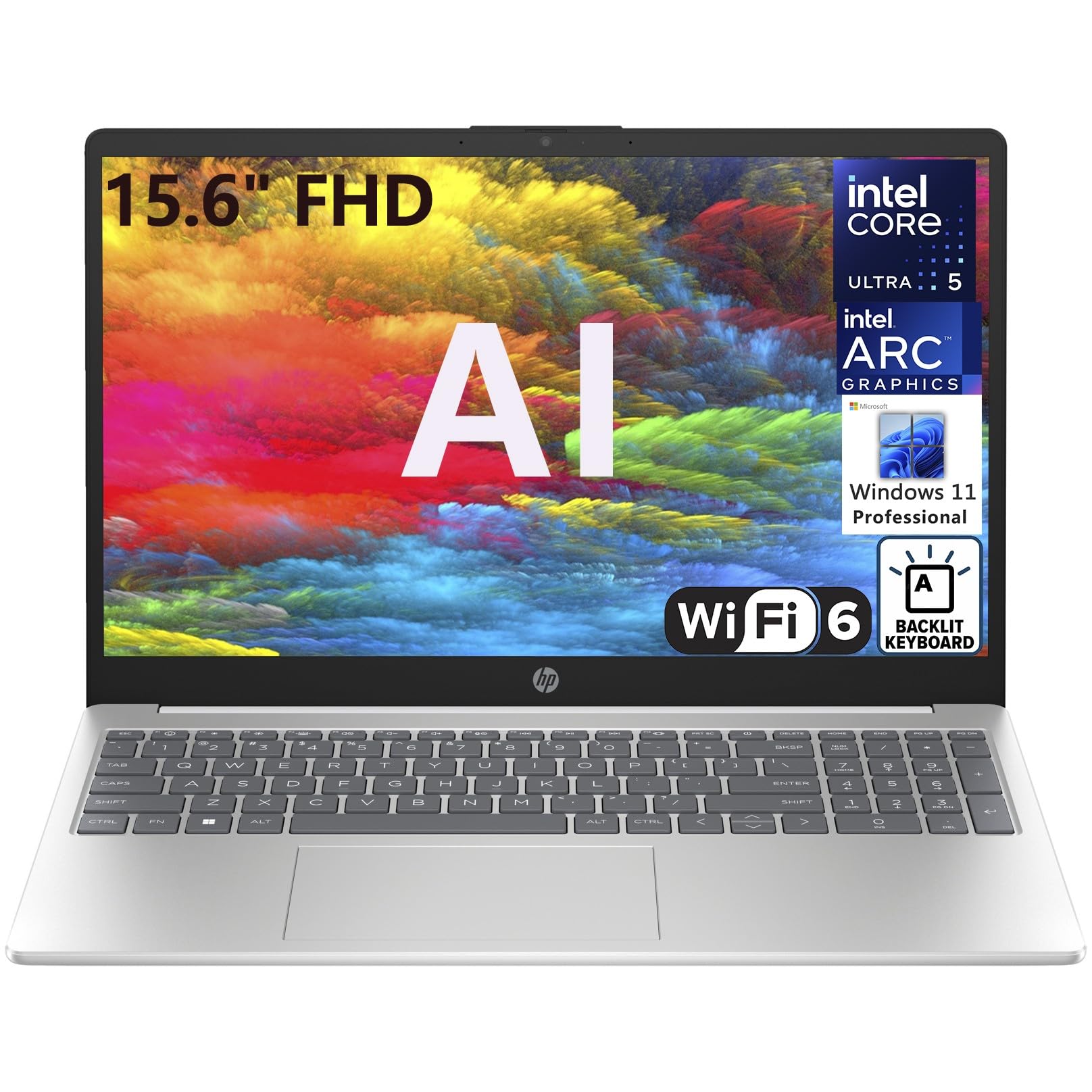 Hp 15 15.6'' Fhd Ai Laptop Business Computer, Intel 14 Core Ultra 5 125H (Beat I7 1370P), 32Gb Ddr5 Ram, 2Tb Pcie Ssd, Arc Graph