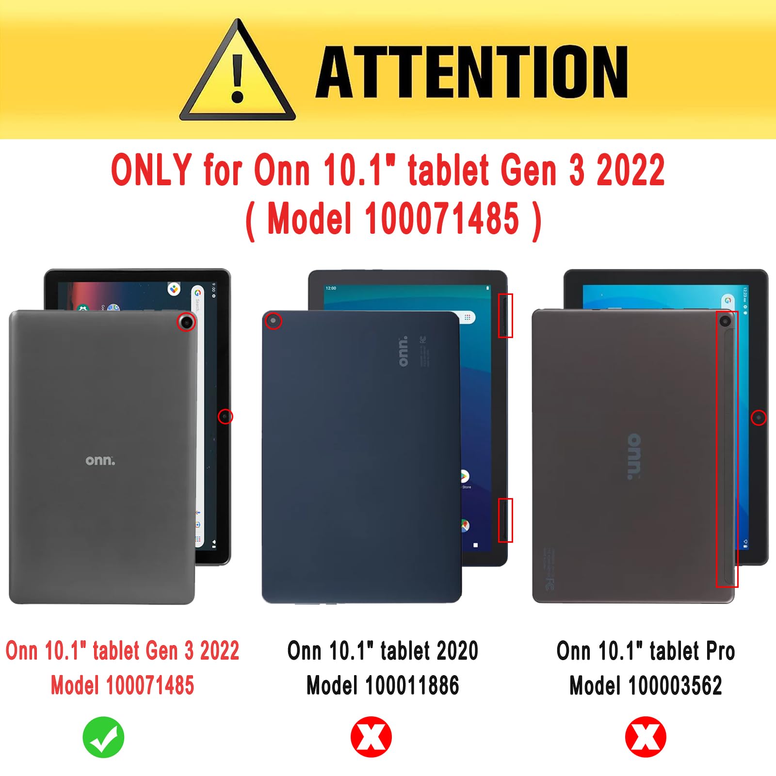 Gozopo [2 Pack Screen Protector For Onn 10/10.1 Inch Kids Tablet (2022, 3Rd Gen, Model: 100071485,[Scratch Resistant] [Bubble Fr