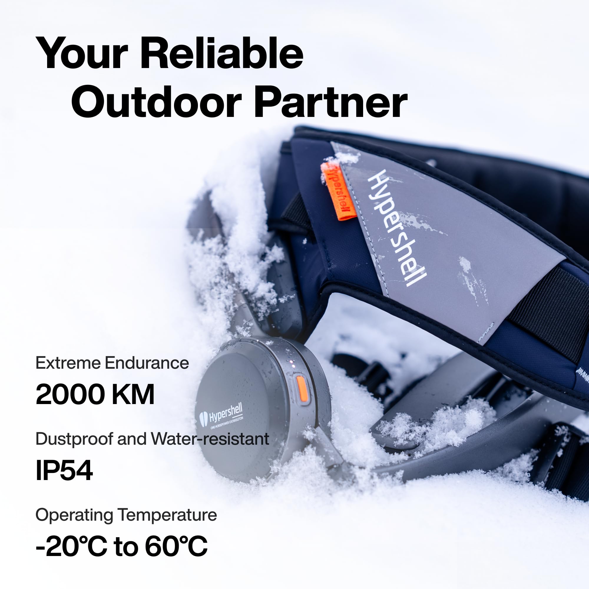 Hypershell Carbon X Ai-Powered Wearable Exoskeleton(Anti-Cold Battery X 2)