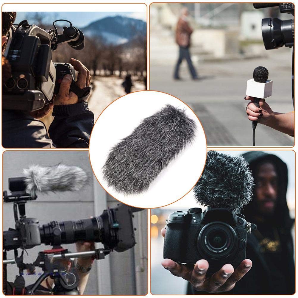 Yoidesu Artificial Fur Microphone Wind For Rode ,Windscreen Blocker Cover Furry Microphone Deadcat For Rode Lavalier Microphone