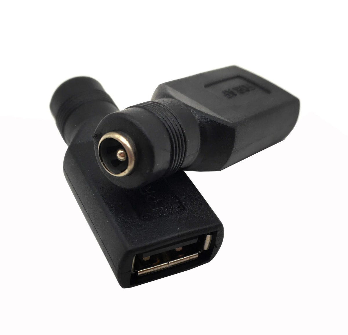 Traovien Usb A To Dc Power Adapter, 2Pcs   Female 5.5X2.1Mm Connectors For Laptop Charging