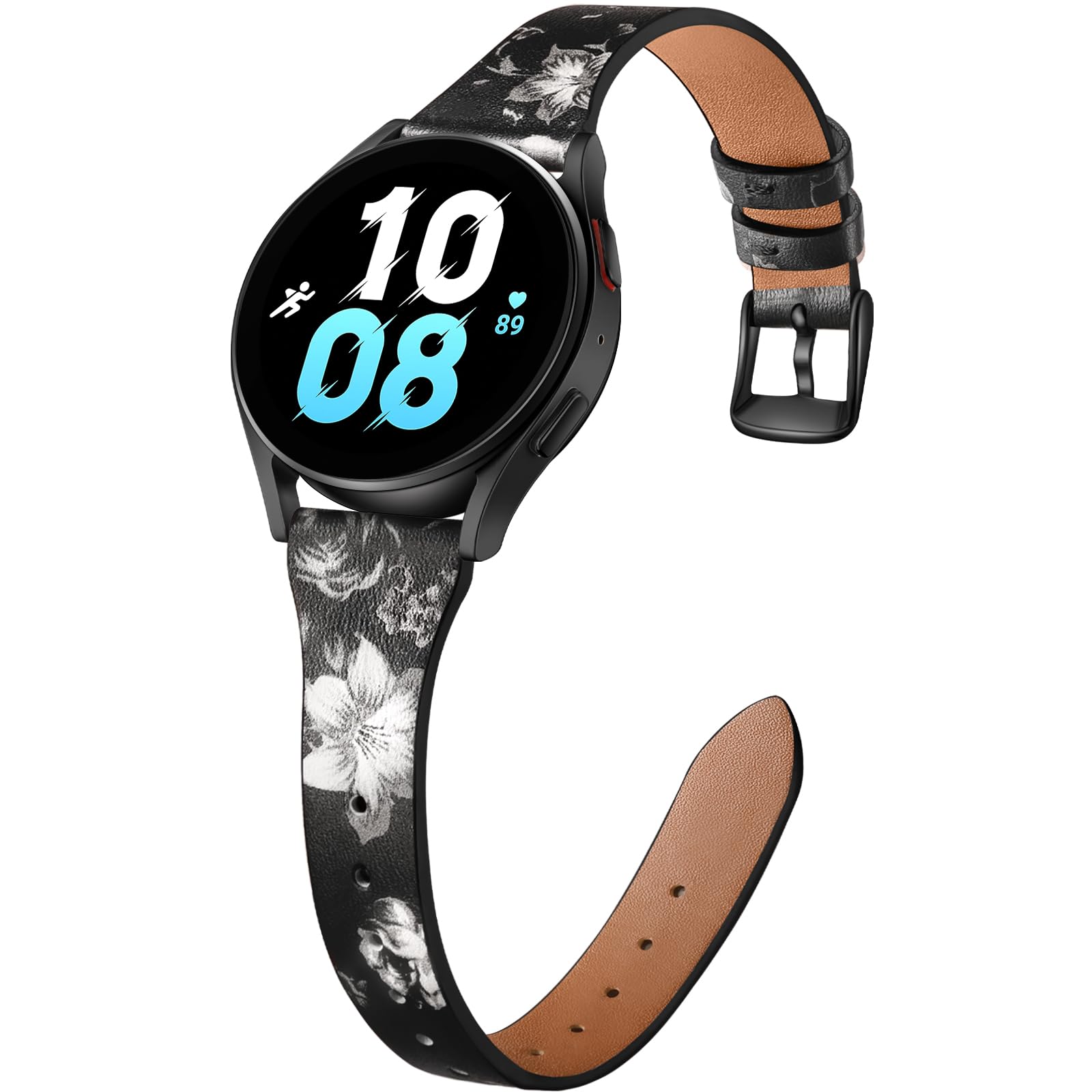 Geak Slim Leather Bands Compatible With Samsung Galaxy Watch 7 Band 40Mm 44Mm/Watch 6 5 4 40Mm 44Mm/Galaxy Watch Band 42Mm/Watch