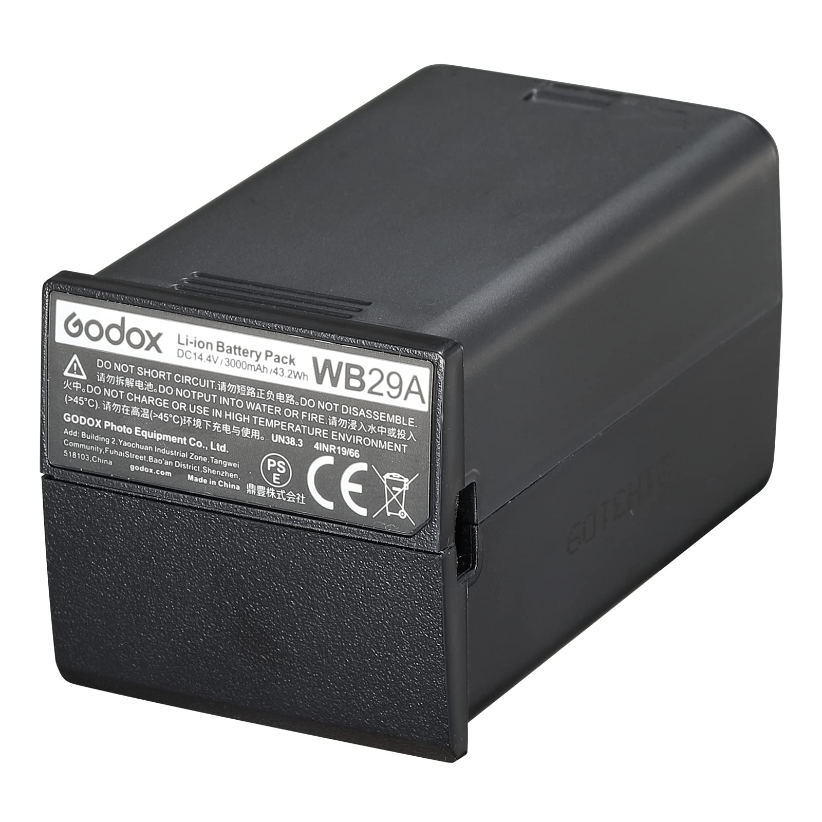 Godox Wb29A 14.4V 3000Mah Replacement Lithium Battery Pack Ad200, Ad200Pro Pocket Flash Light With Usb Led, (Update Version Of W