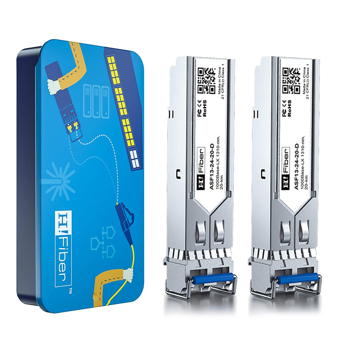1.25G Single Mode Sfp Lc Module, 1000Base Lx/Lh Fiber Transceiver For Ubiquiti Uf Sm 1G,Mikrotik, Intel, Netgear Agm732F, D Link