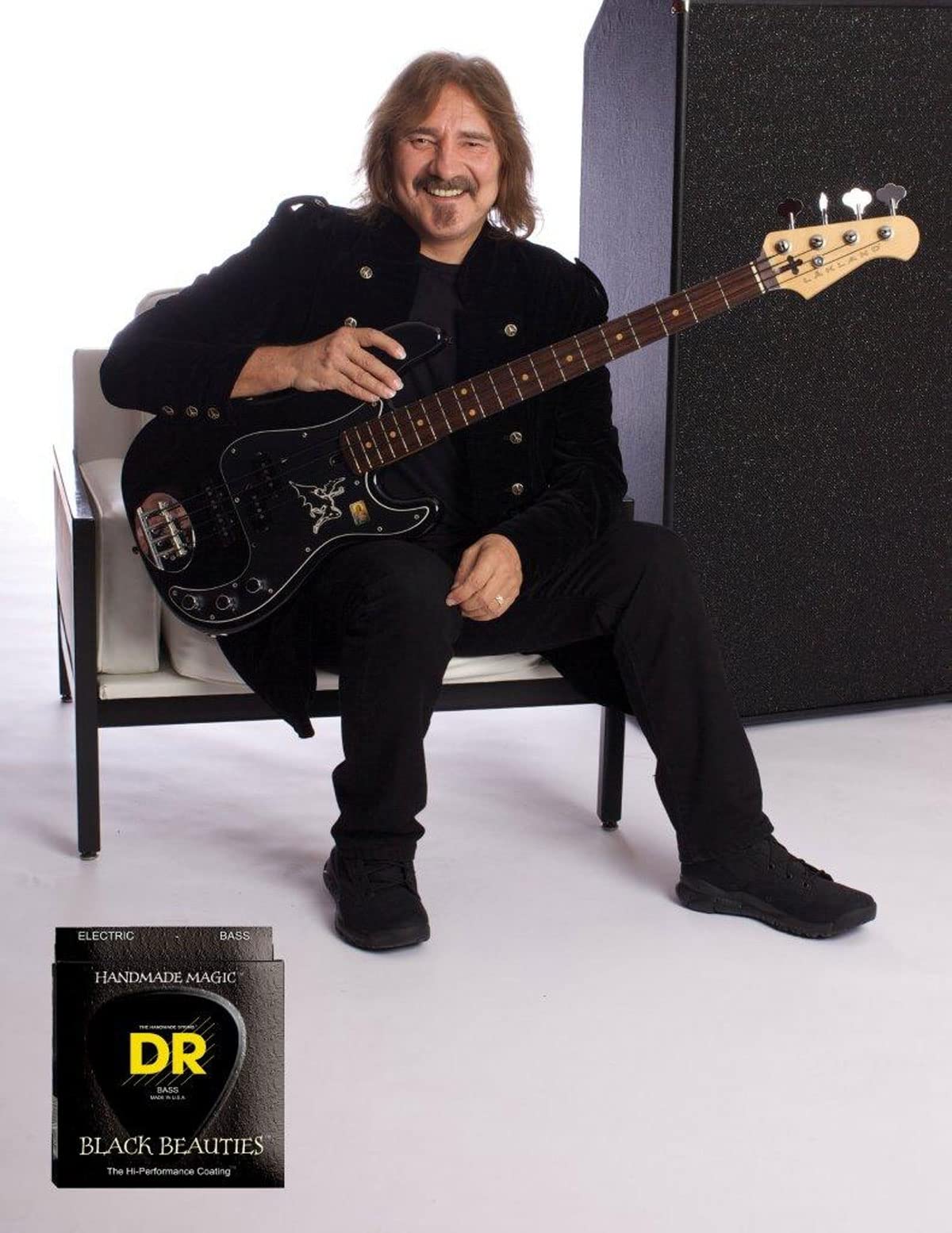 Dr Strings Black Beauties Black Coated Bass Guitar Strings 45 105 (Bkb 45)
