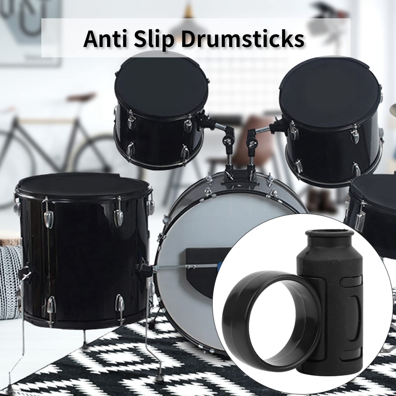 Smooth High Quality Drumsticks Finger Controller, Durable Drum Stick Control Clip, Silicone For Drum Drummer Drum Auxiliary Tool