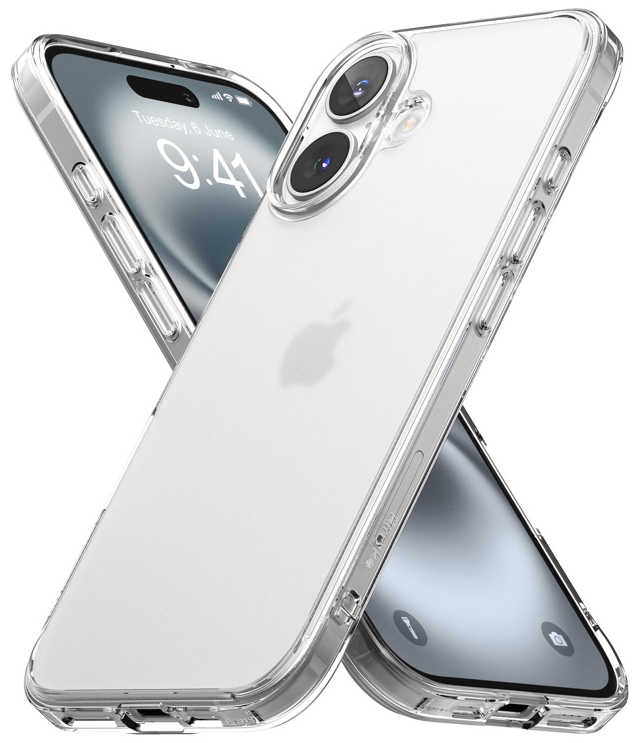 Ringke Fusion [Oil & Dirt Resistant] Compatible with iPhone 16 Plus Case, UV Coating for Scratch & Discoloration Resistant, Shoc