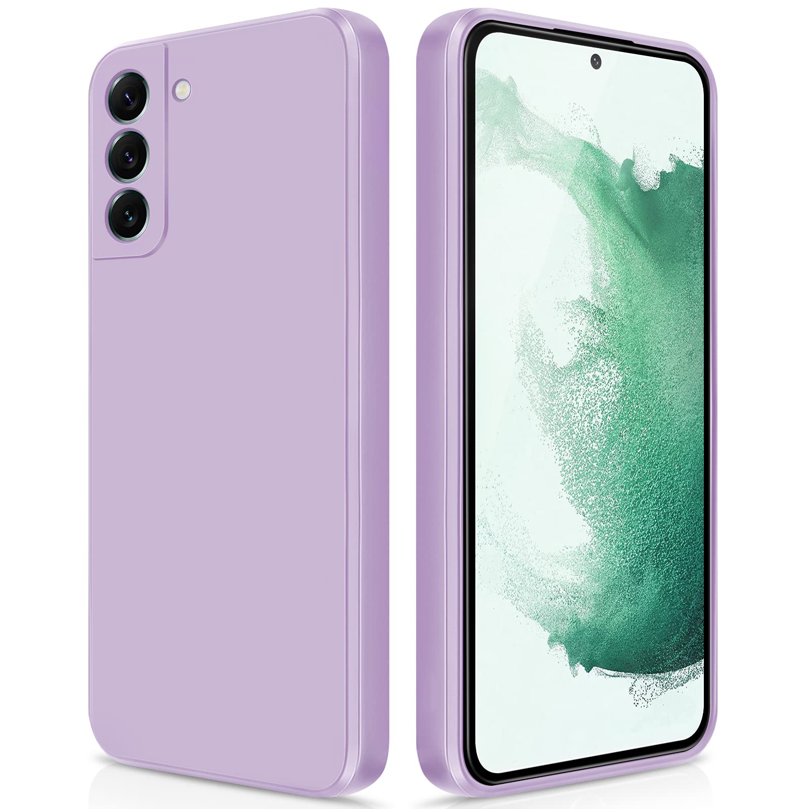 Giiyoon Silicone Case Compatible With Samsung Galaxy S22 5G, Full Body Silky Soft Touch Phone Case With Camera Protection, Shock