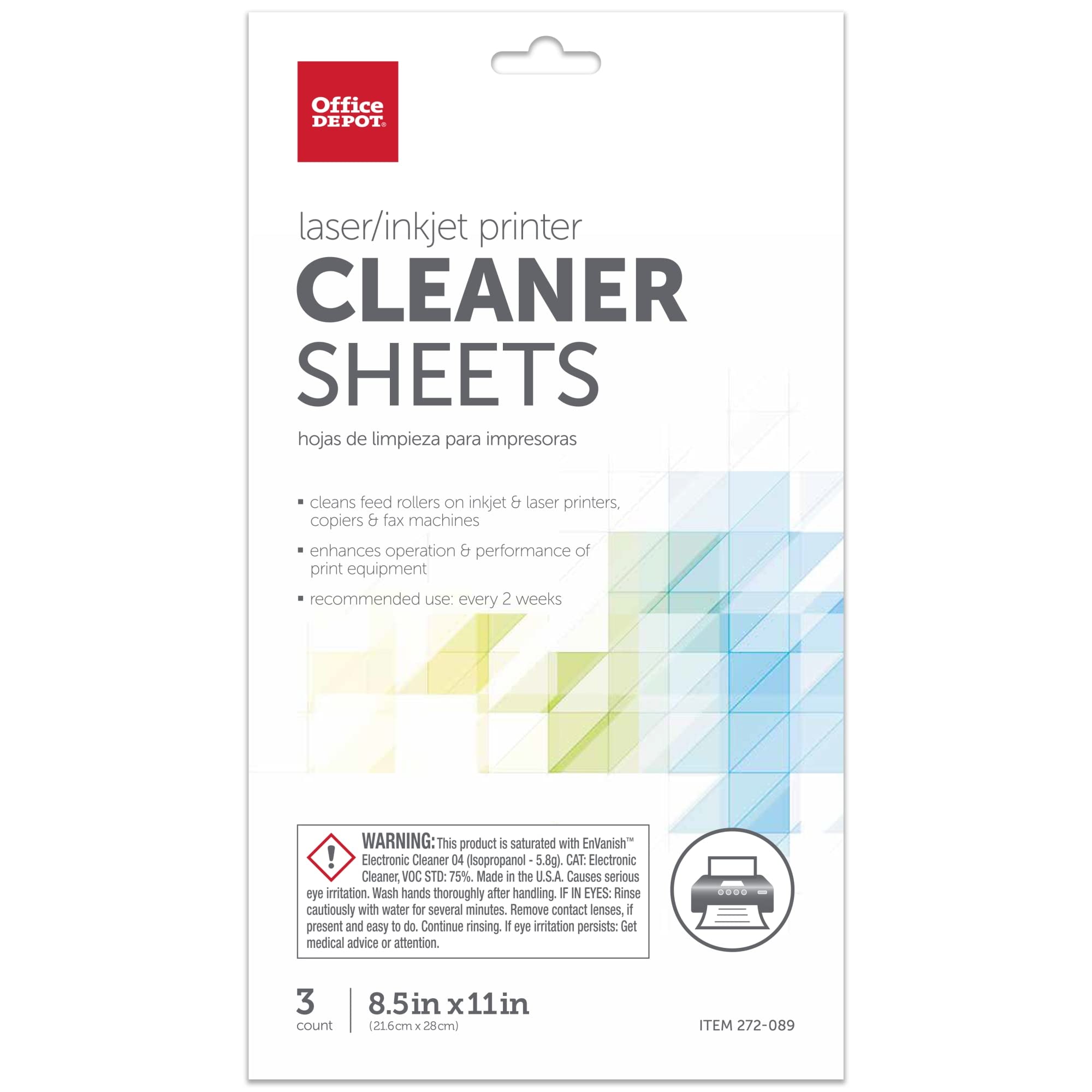 Office Depot Od2537 Printercopierfax Cleaning Kit, Od2537