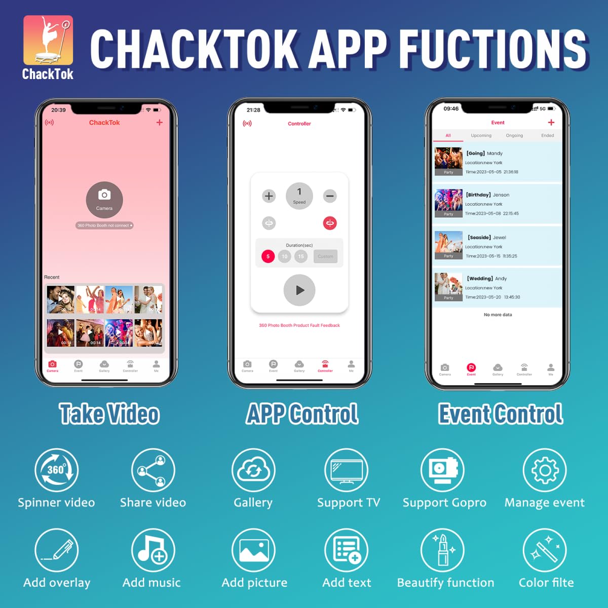 Kricikr 360 Photo Booth Machine For Parties,360 Camera Booth With Flight Case,Battery Pack,App,Custom Magnetic Logo,Etc Deluxe S