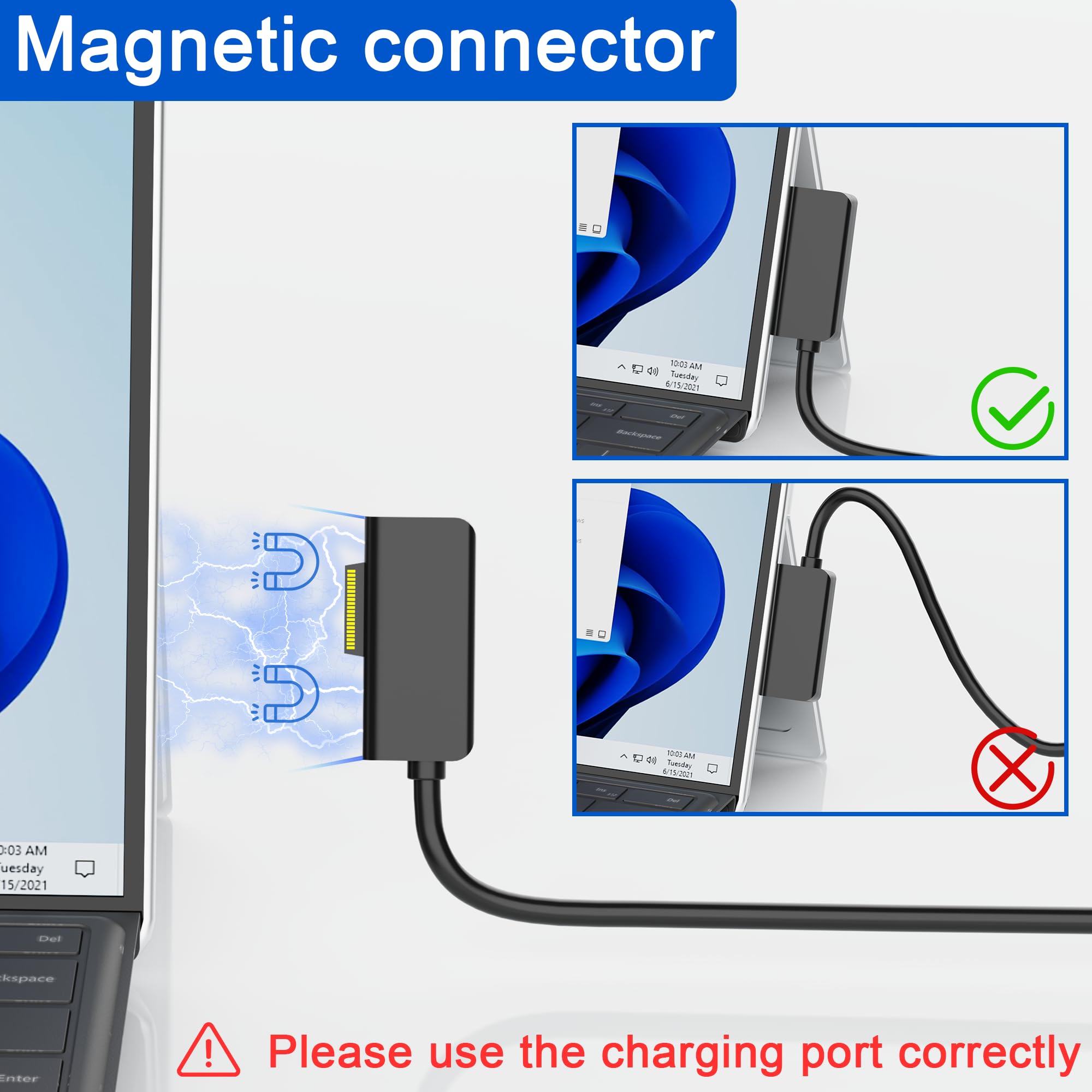 New Microsoft Surface Dock Triple Display Dual 4K@60Hz Hdmi+Vga, 11 In 1 Surface Docking Station For Surface Pro 10/9/X/8/7/6/5/