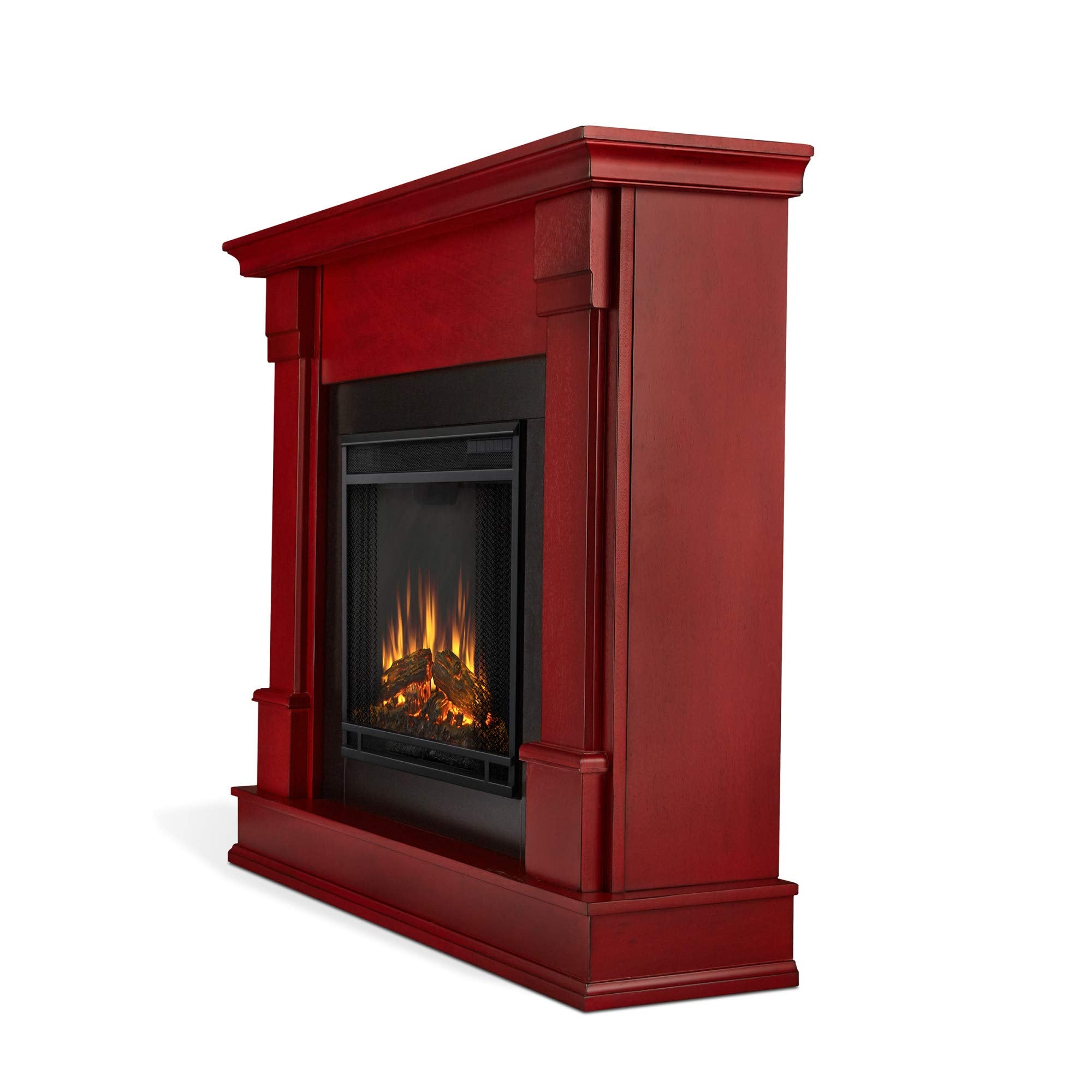 Real Flame G8600E W Silverton Electric Fireplace, Medium, White