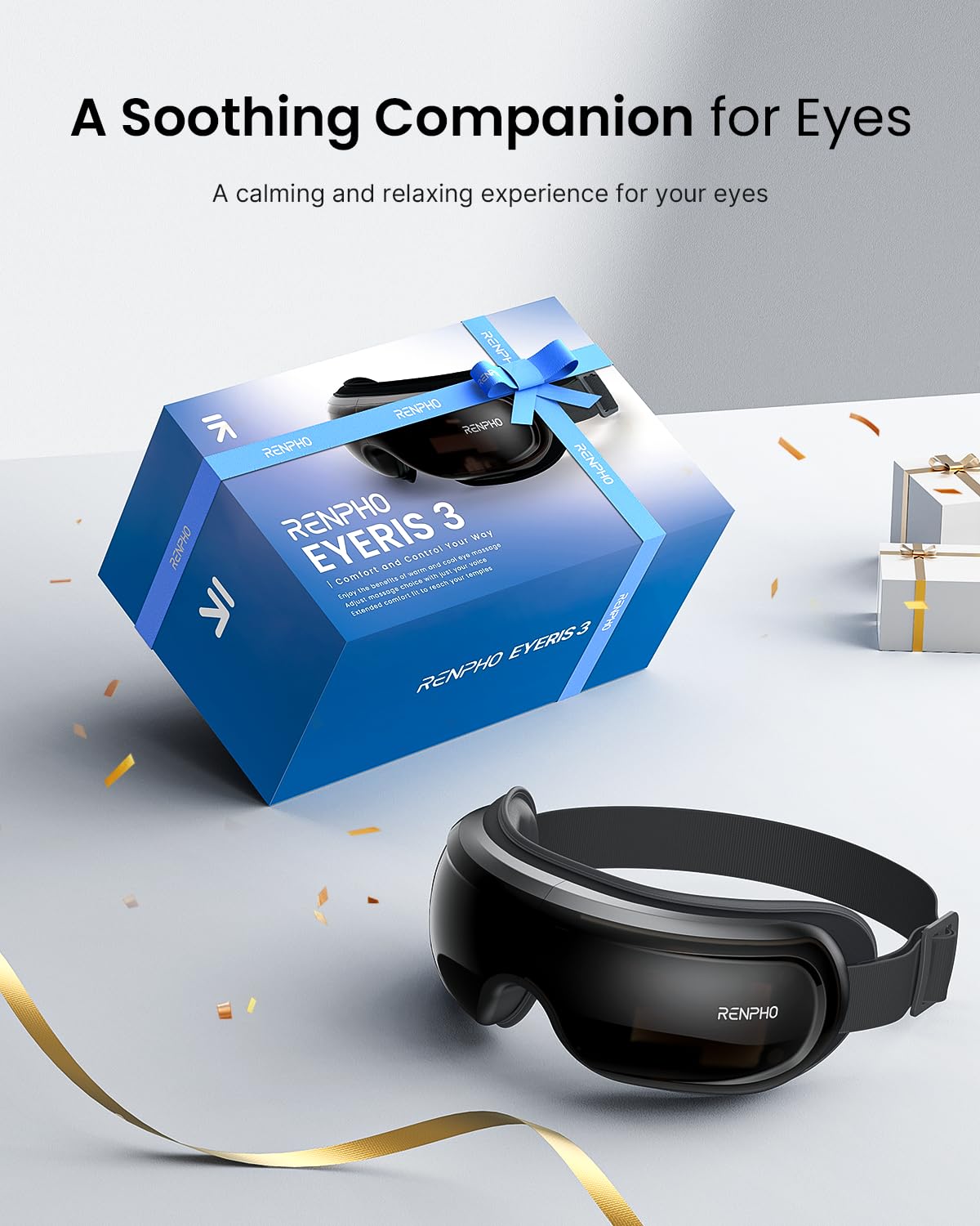 Renpho Eye Massager With Heat And Cooling For Migraines, Valentine'S Day/Birthday Gifts For Women/Men, Fsa Hsa Eligible, Eyeris