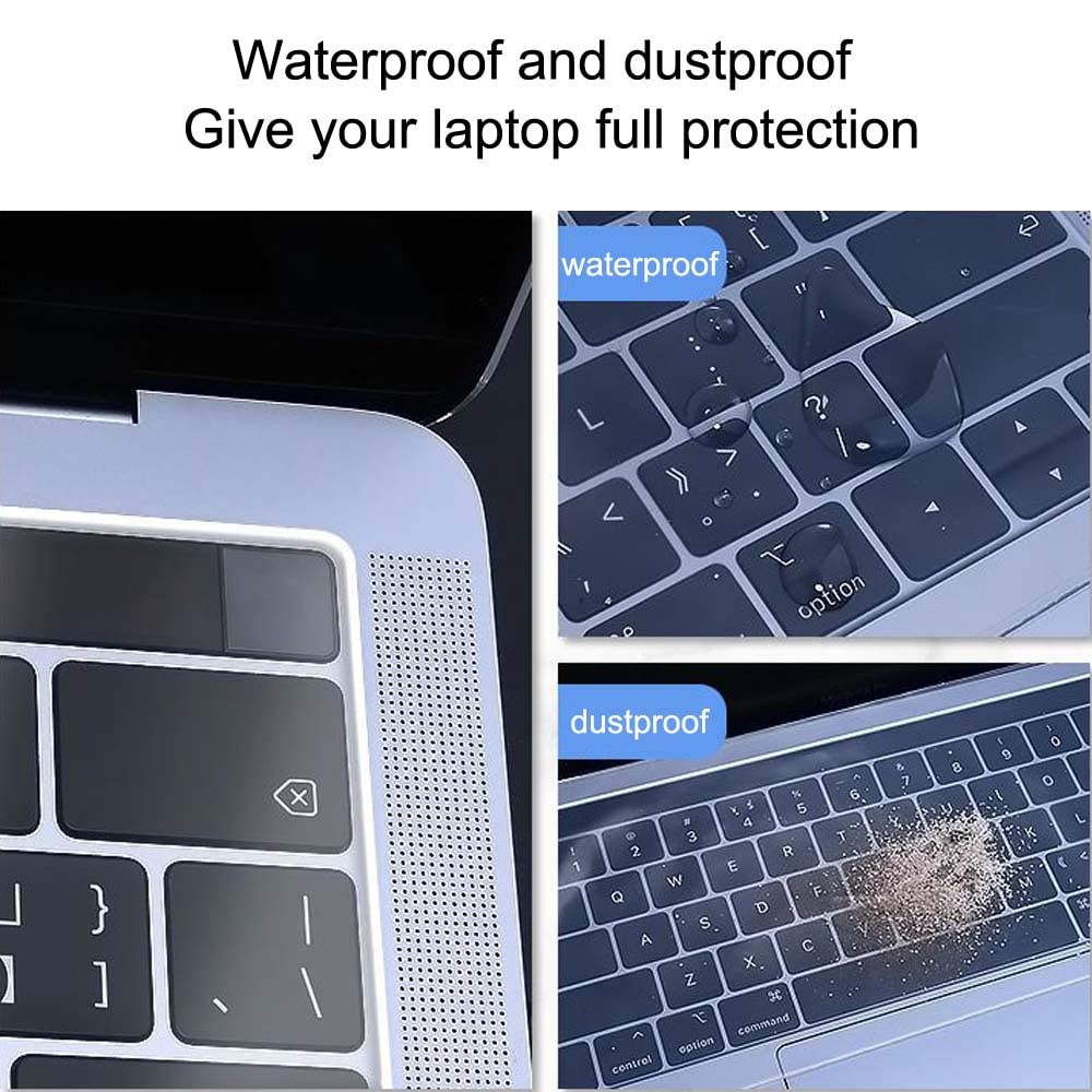 Universal Keyboard Protector Cover Skin For Laptop Notebook 13'' 14'' 15.6'' Inch,Ultra Thin Silicone Waterproof Dustproof Keybo