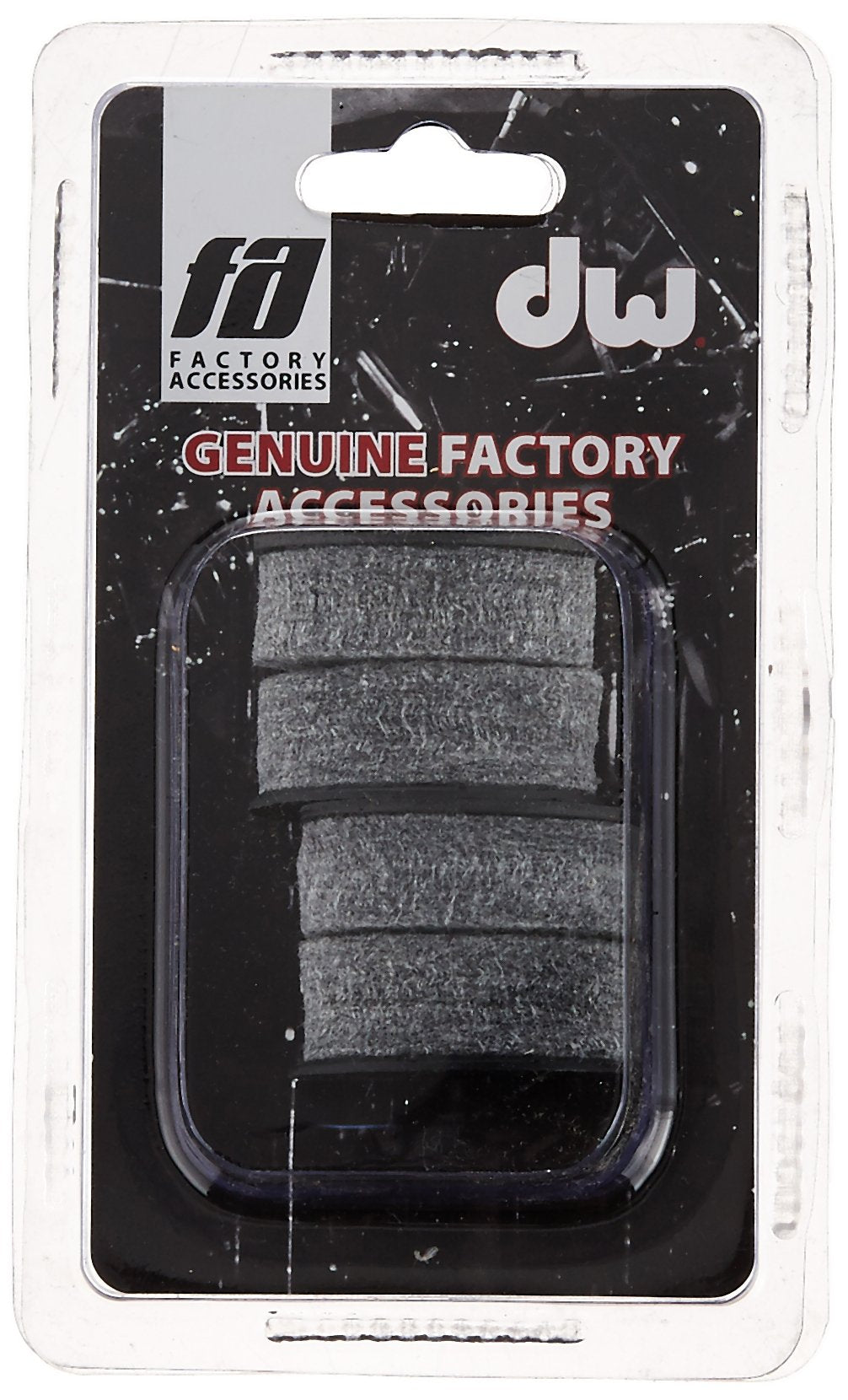 Drum Workshop Sm488 Pair Of Top And Bottom Felts With Washer