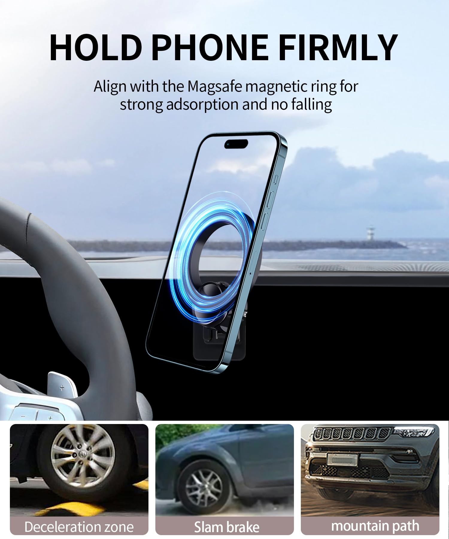 Maserweller Car Phone Holder For 2024 2025 Bmw The X5 / 2024 2025 Bmw X6 /2023-2025 Bmw X7 Accessories 14.9-Inch Screen Fixed Cl