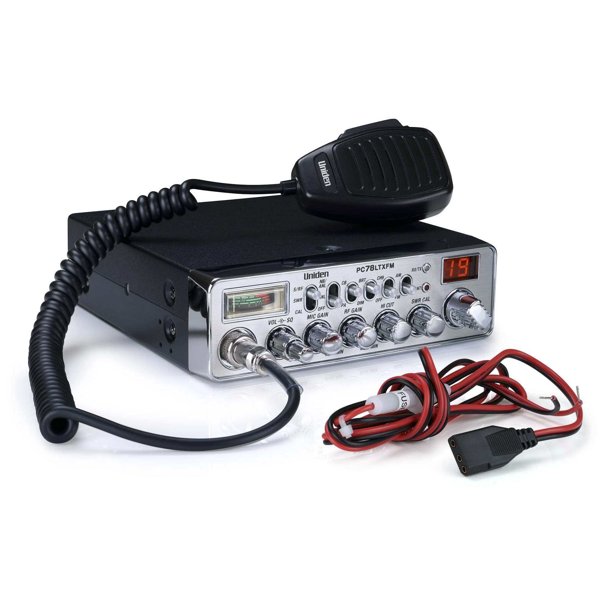 Uniden Pc78Ltxfm Professional 40-Channel Cb Radio With Dual-Mode Am/Fm, Integrated Swr Meter, Pa/Cb Function, Hi Cut, Rf/Mic Gai,WBAUVB0C8Q5FRB4