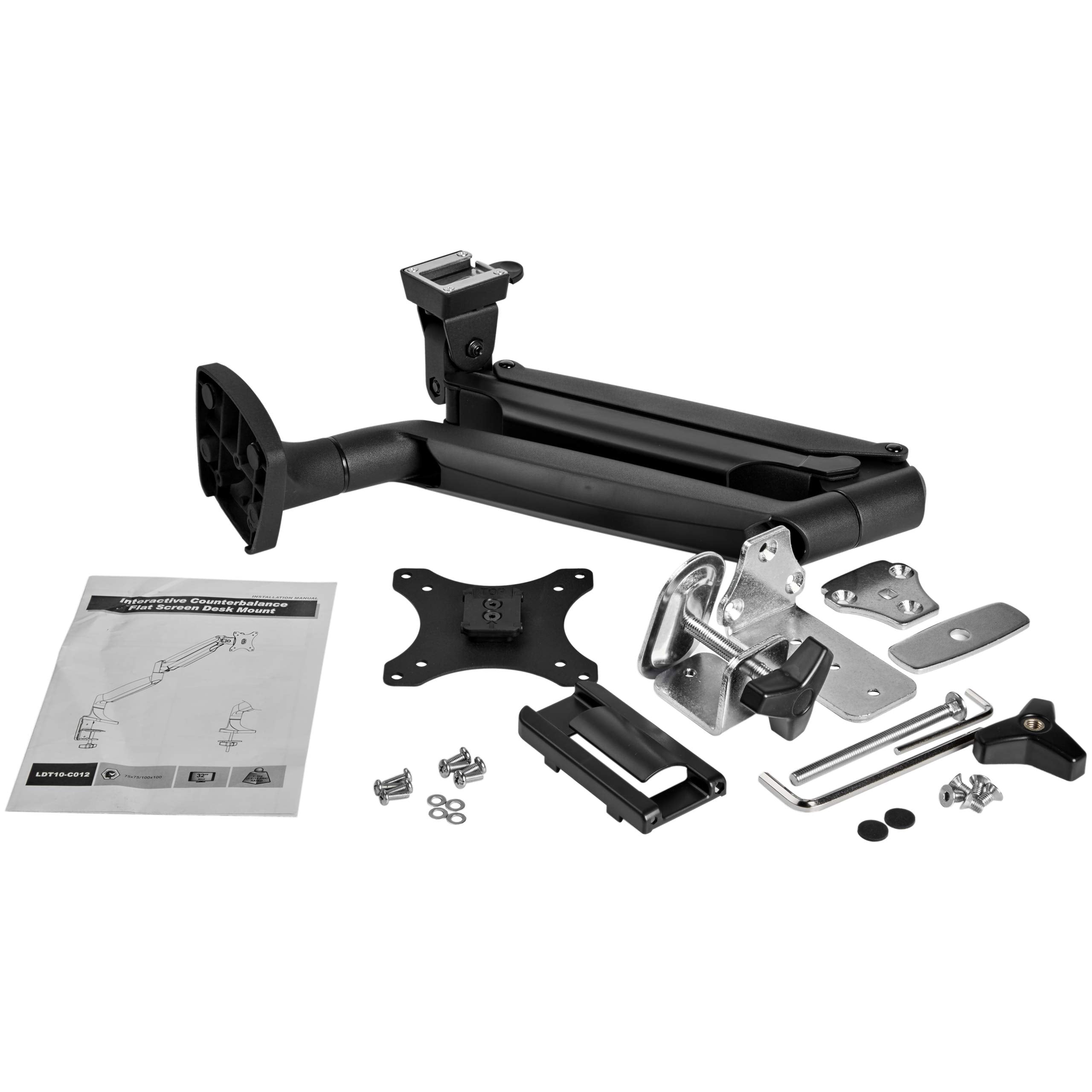 Startech.Com Desk Mount Monitor Arm - Heavy Duty Ergonomic Vesa Monitor Arm - Single Display Up To 9Kg - Full Motion, Height Adj