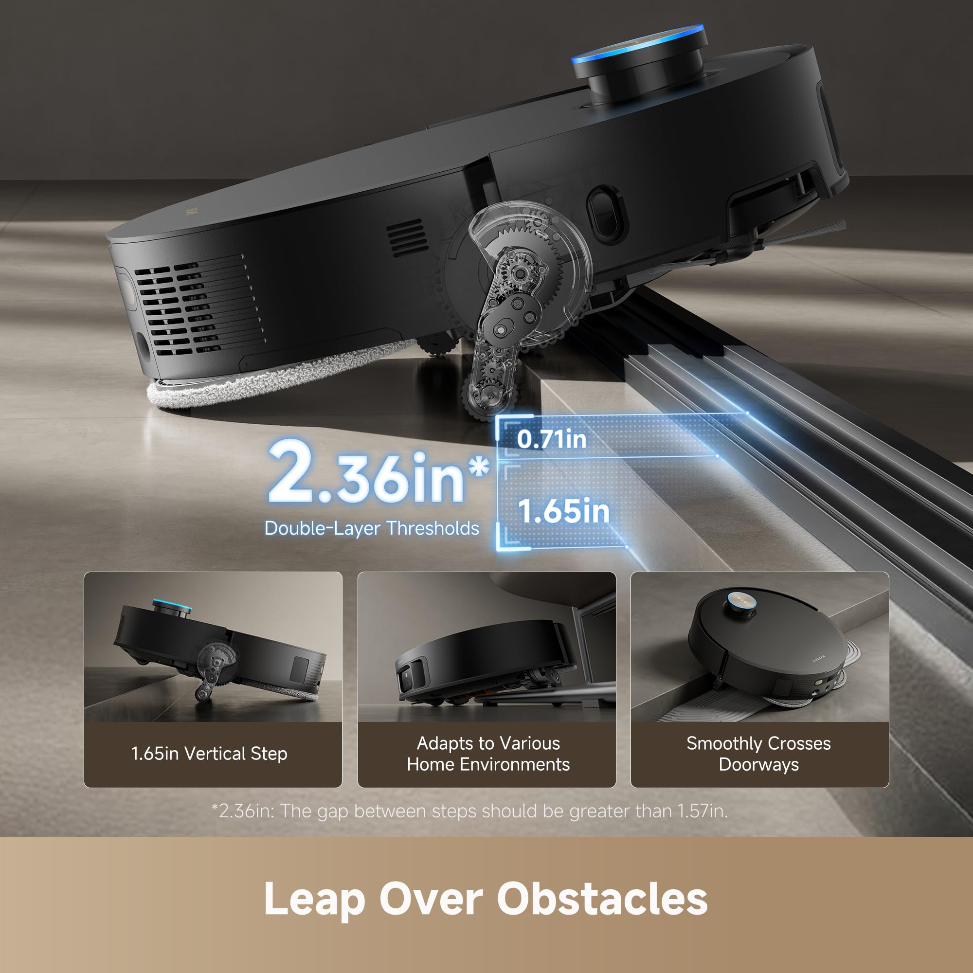 Dreame X50 Ultra Robot Vacuum And Mop With Auto Empty And Mop Self Cleaning, 20,000Pa Suction, Obstacle Avoidance And 360 Naviga