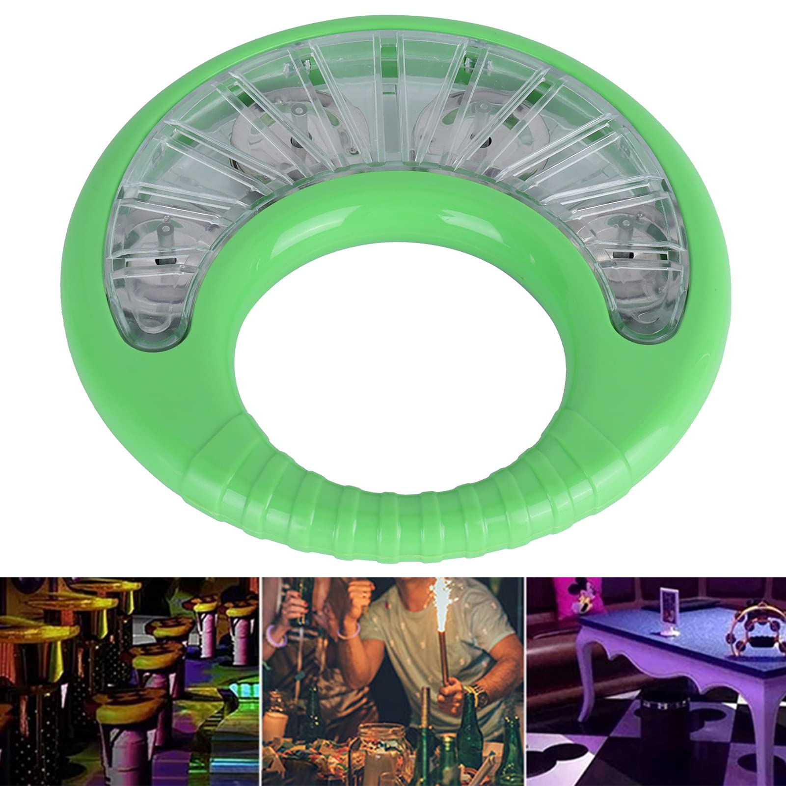 Ubersweet Percussion Tambourine, Sturdy Durable Corrosion Resistant Aluminium Alloy Handheld Tambourine for Karaoke for Wedding 