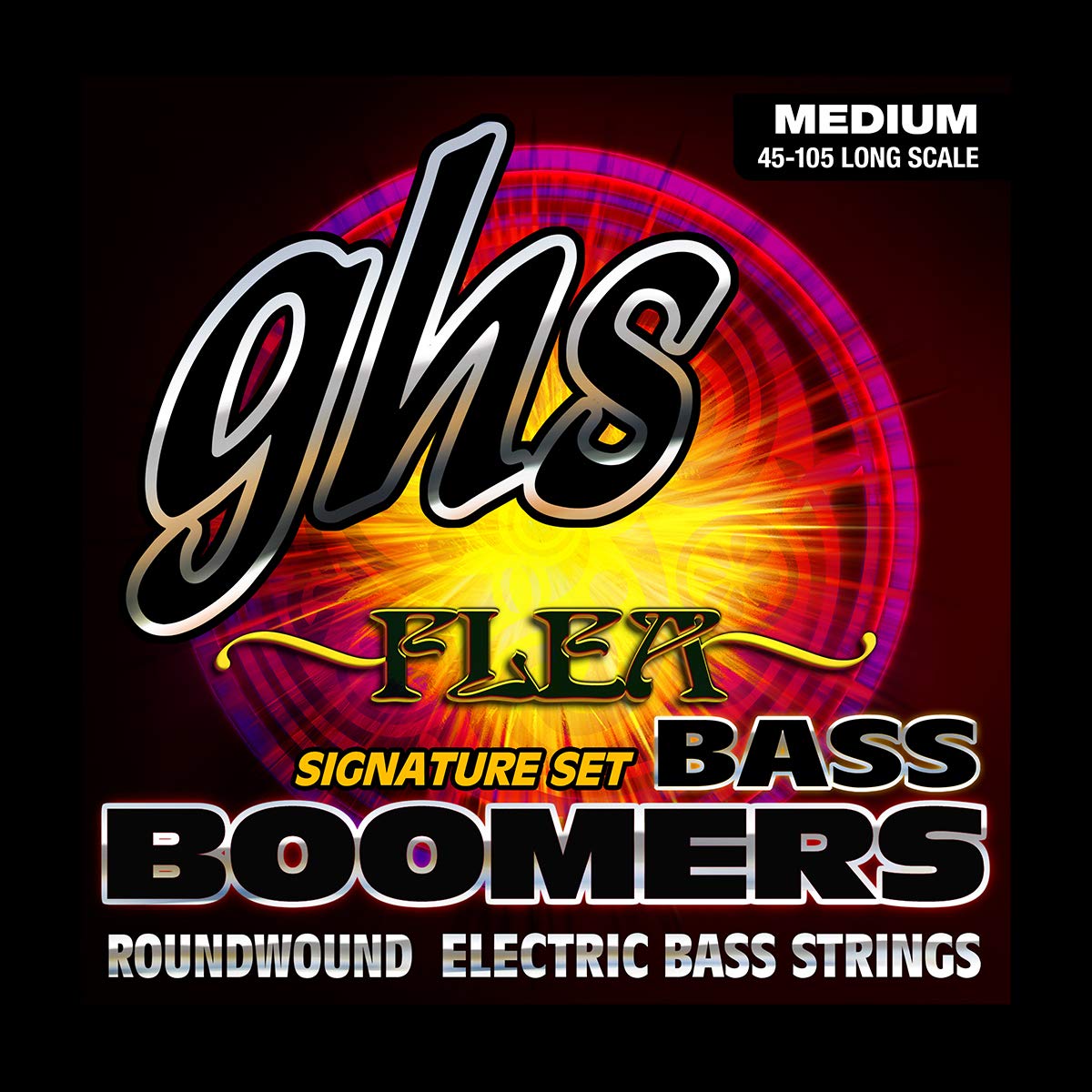 Ghs Strings Bass Boomers M3045F Flea Signature Set (M3045F Set)