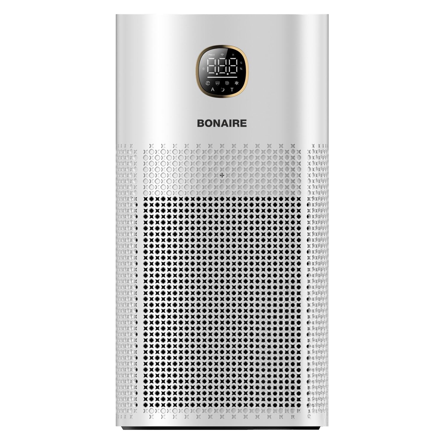 Bonaire Air Purifier for Home Allergies, Pets Hair In Bedroom upto 3600 ft, 3-in-1 HEPA13 Filter, Sleep, Auto Mode, PM2.5, WiFi,