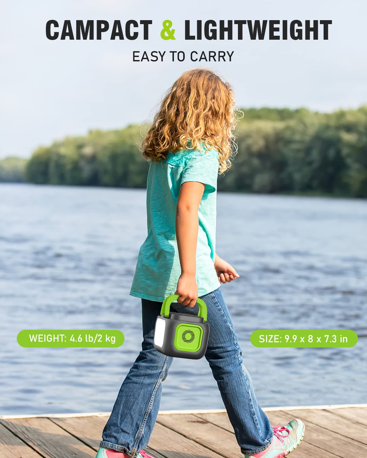 Sinkeu 200W Portable Power Station, 155Wh Camping Solar Generator, 42000Mah Power Bank With Ac Outlet 110V, Dc, Usb Qc3.0, Led F