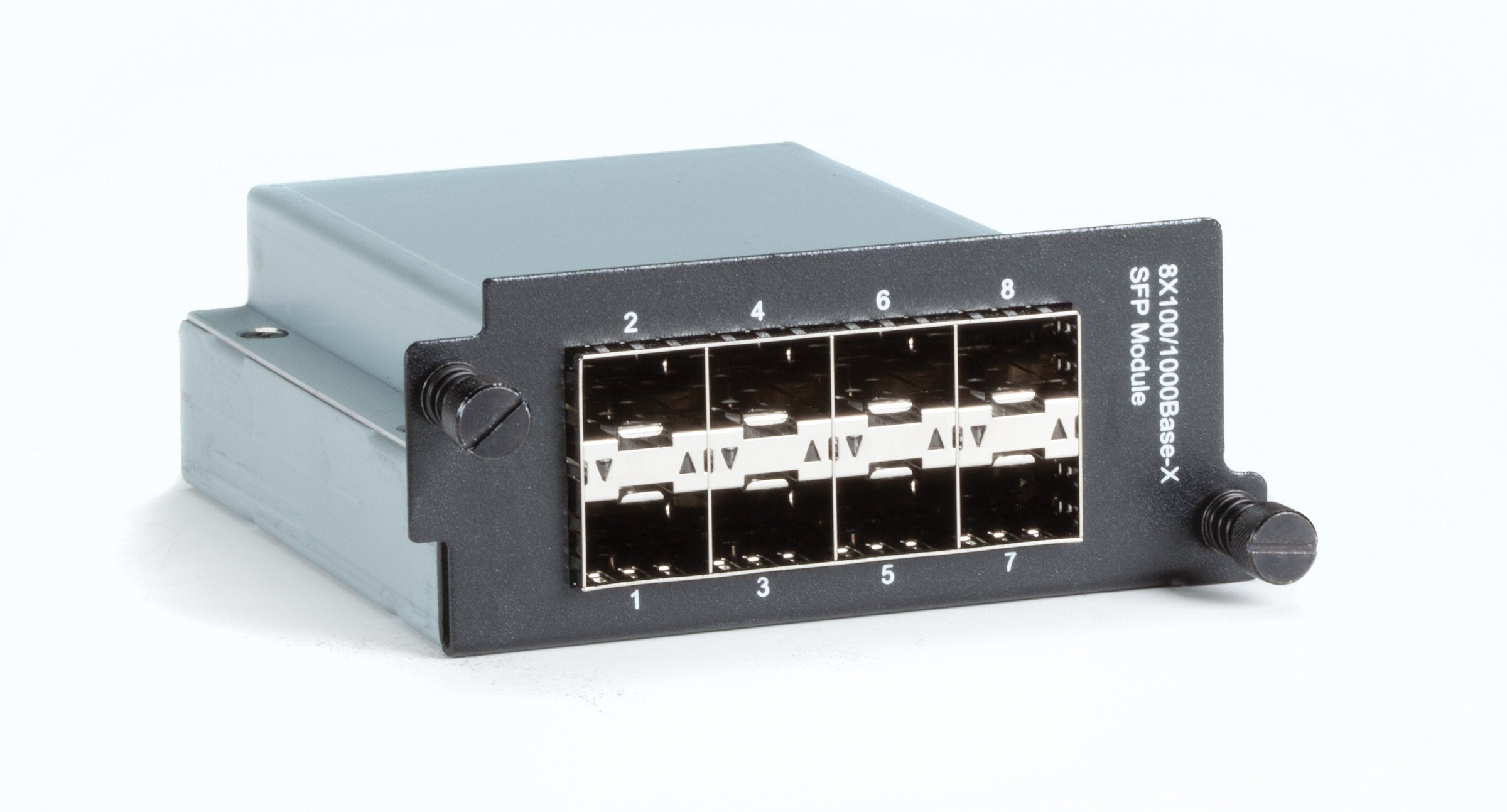 Black Box HRD Switch Module - (8) 100/1000Mbps, SFP