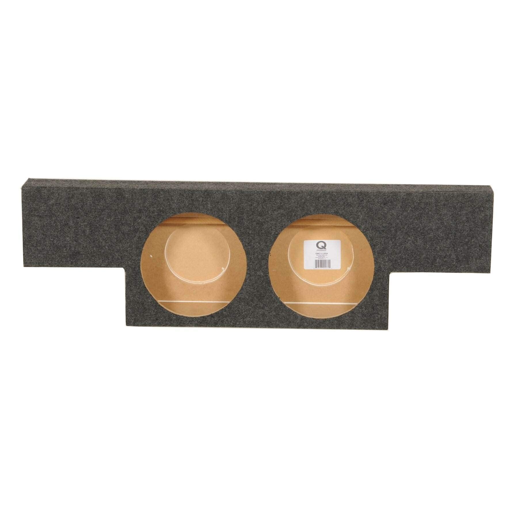 Qpower Non Hd Crew Cab Behind Seat Dual 10 Subwoofer Box