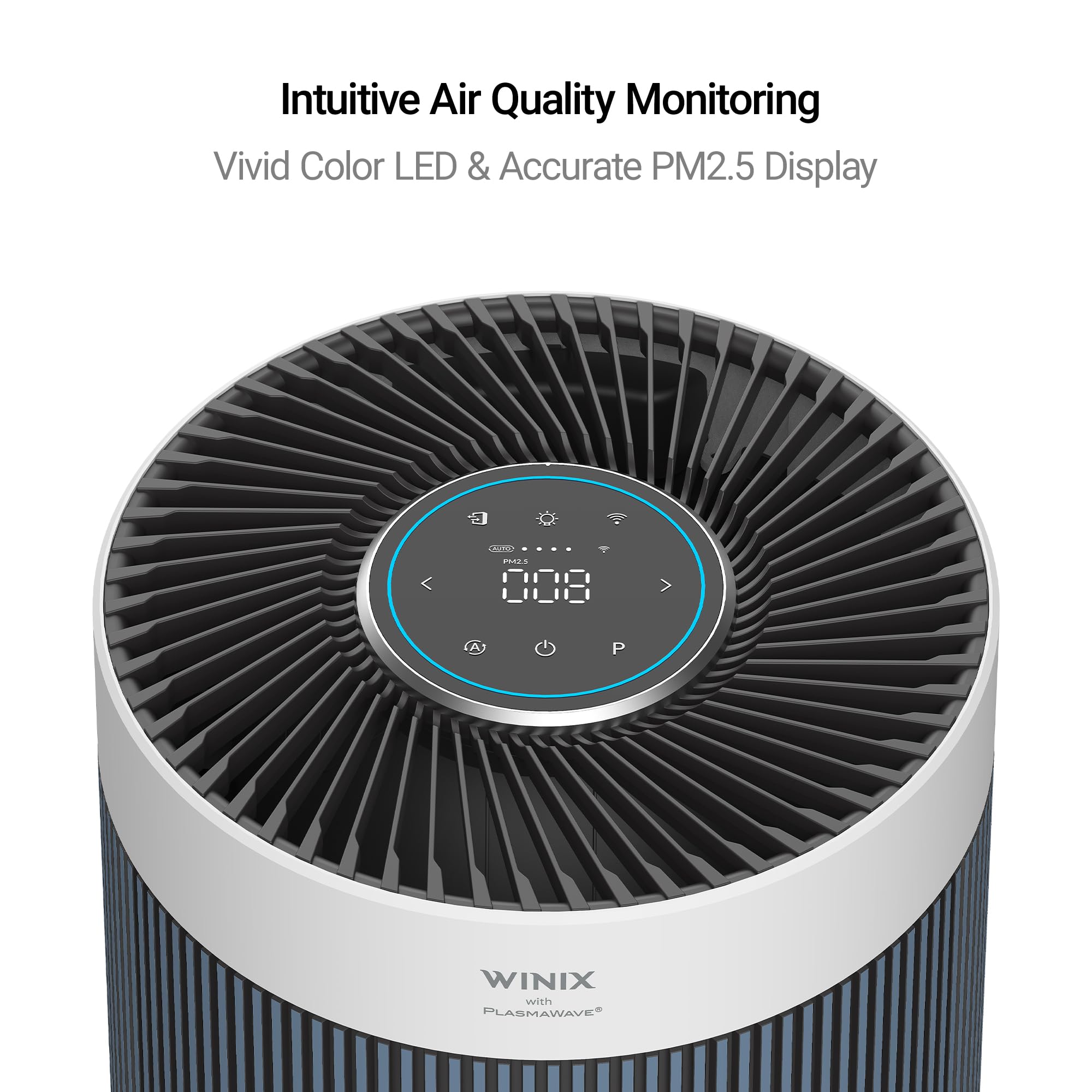 Winix T830 Air Purifier For Home Extra Large Room Up To 1968 Ft In 1 Hr With Smart Wi Fi, Air Quality Monitor, True Hepa, Carbon