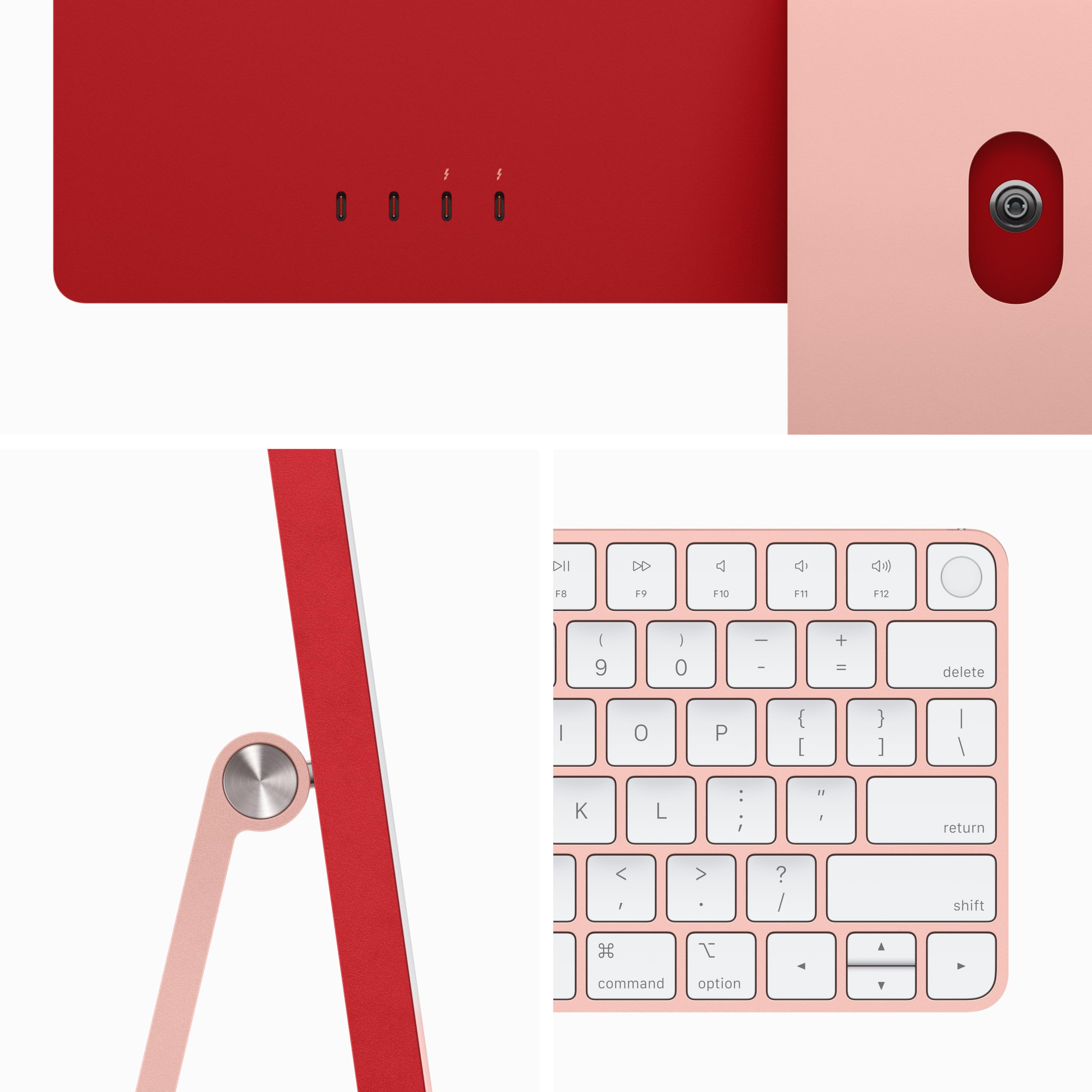 Apple 2023 iMac All in One Desktop Computer with M3 chip: 8 core CPU, 10 core GPU, 24 inch Retina Display, 8GB Unified Memory, 512GB SSD Storage, Matching Accessories. Works with iPhone/iPad; Pink