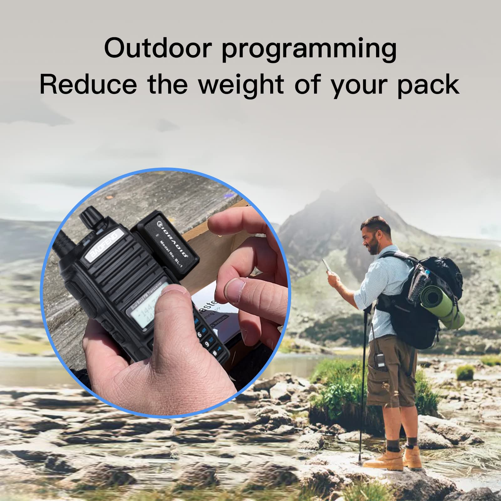 Baofeng Uv 82 Baofeng Radio High Power Ham Radio Handheld With Wireless Programmer (No Driver Issues),Walkie Talkies With Earpie