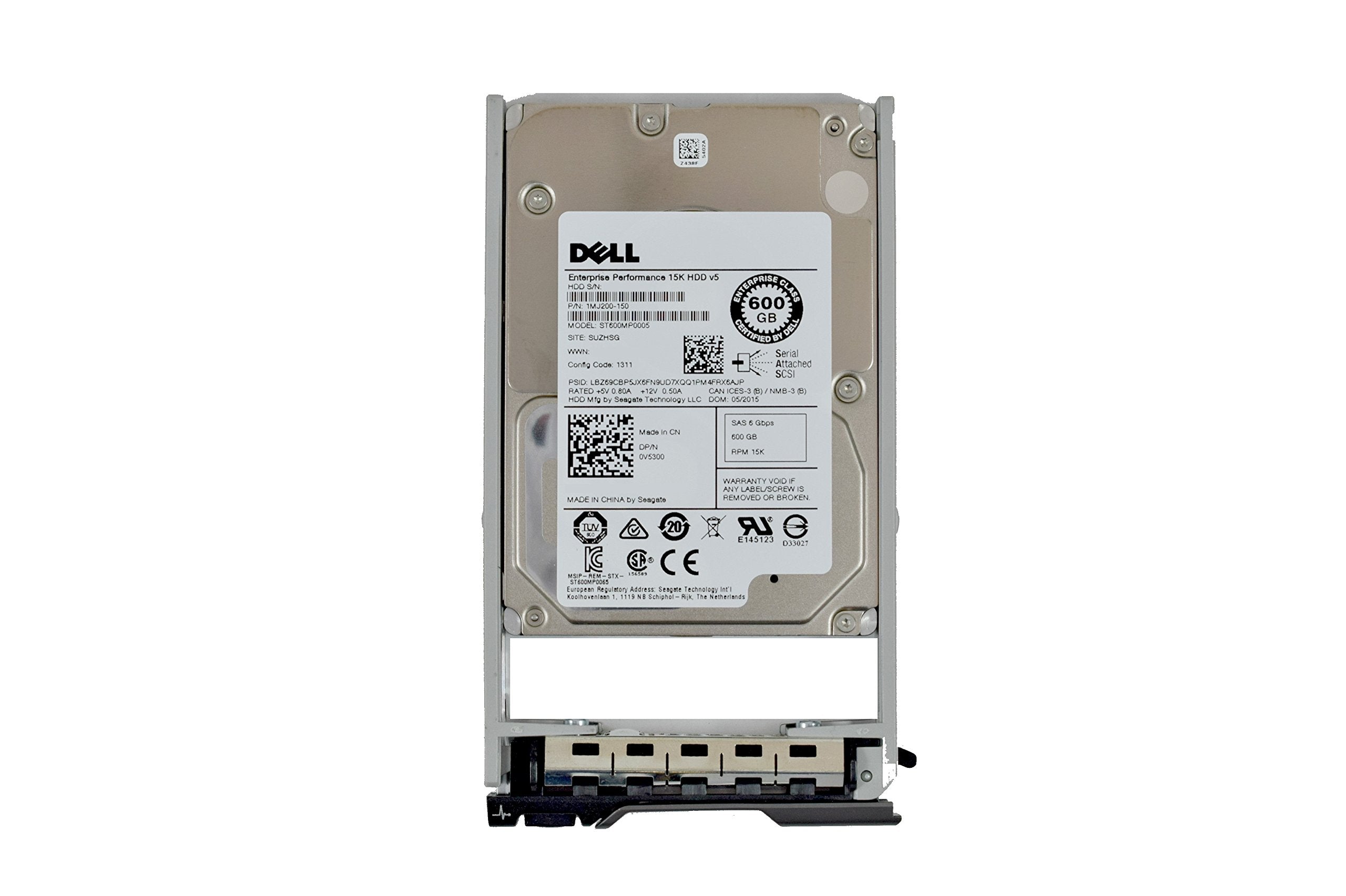 Dell 990FD   600GB 2.5' SAS 15K 6Gb/s HS Hard Drive (Renewed)