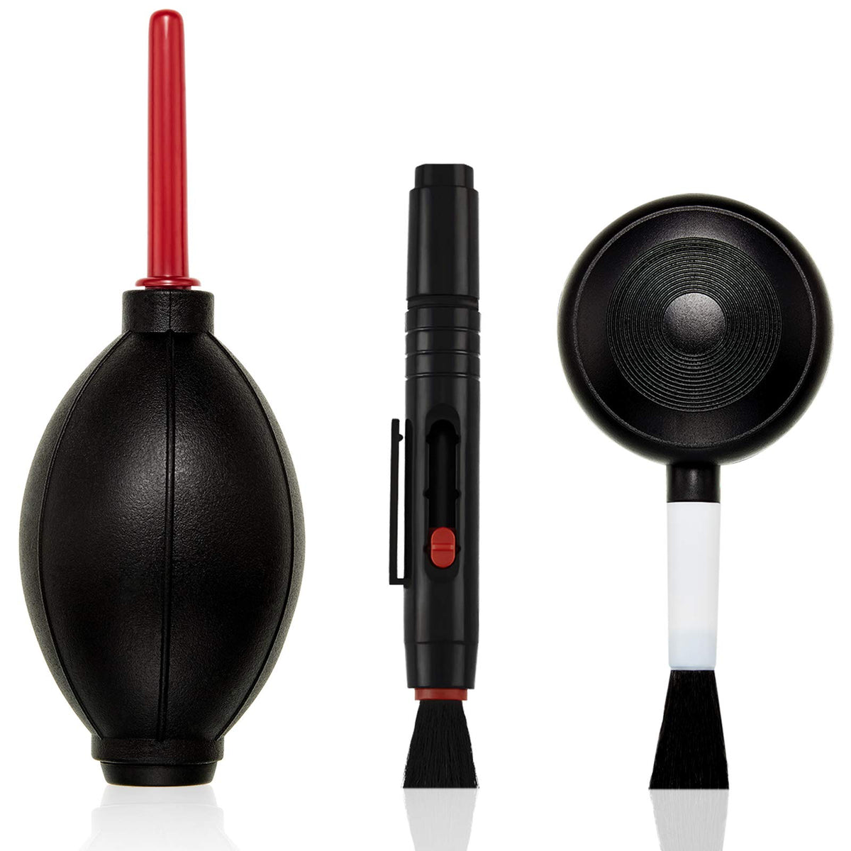 Camera Cleaning Kit With Camera Cleaning Pen Brush, Air Blaster Blower And Lens Brush Blower Brush Dust Cleaner For Lens, Camera