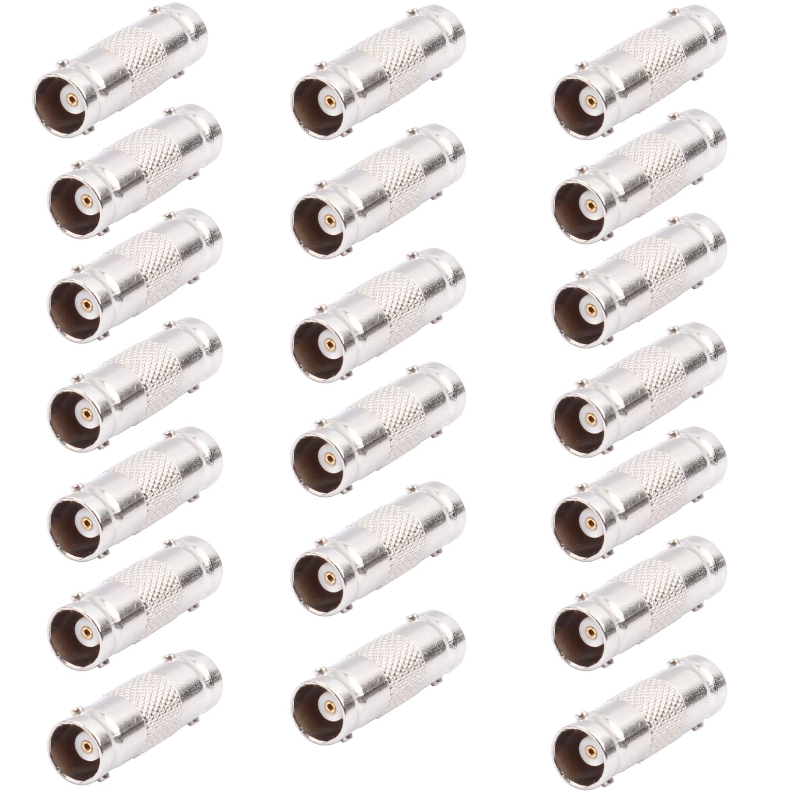 Aimhduty Bnc Coupler 20 Pack Female To Female Bnc Adapter Connector For Cctv Security Camera System Connection